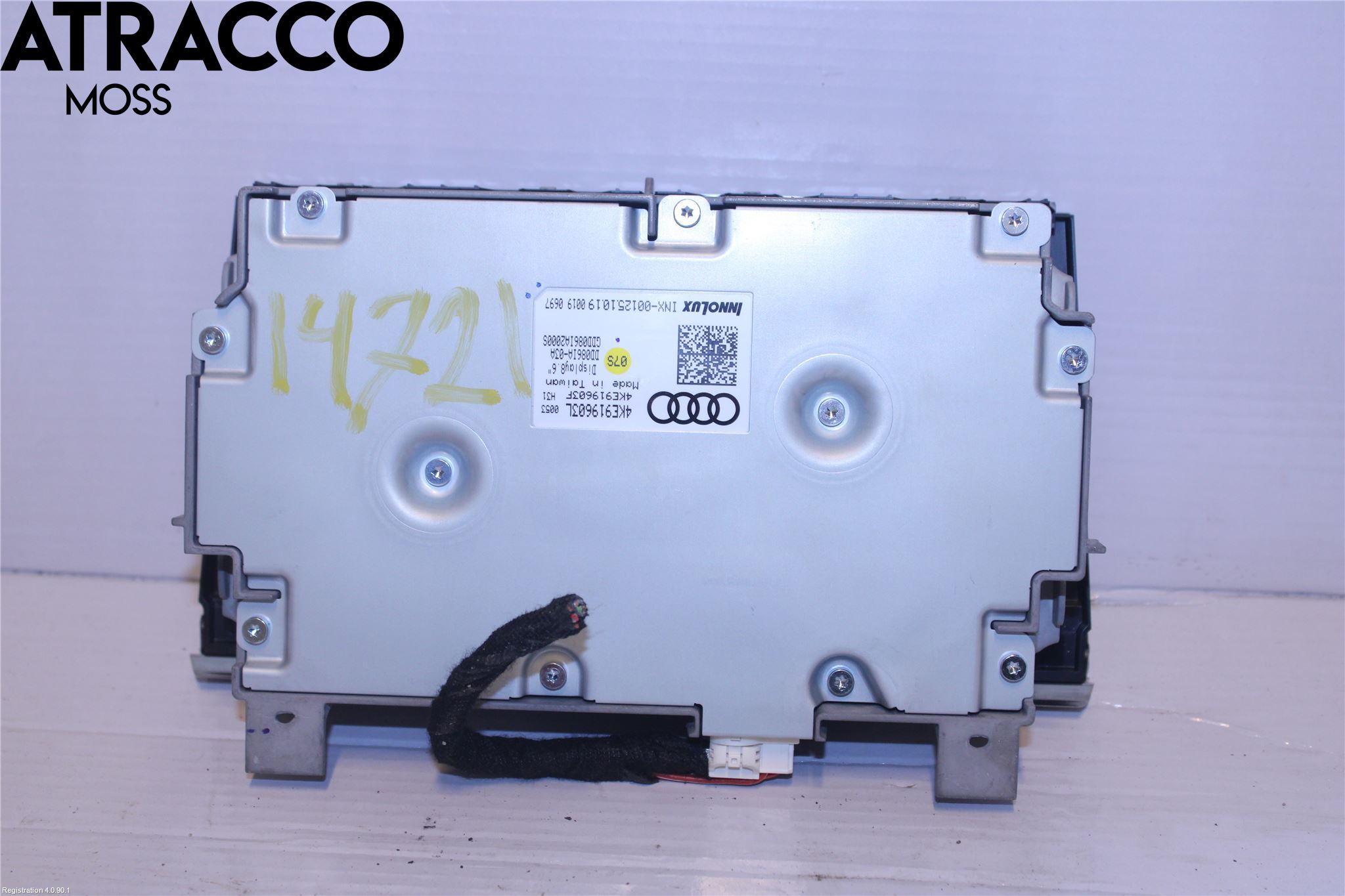 Audi E-TRON, S GE 19- Multifunktionsdisplay