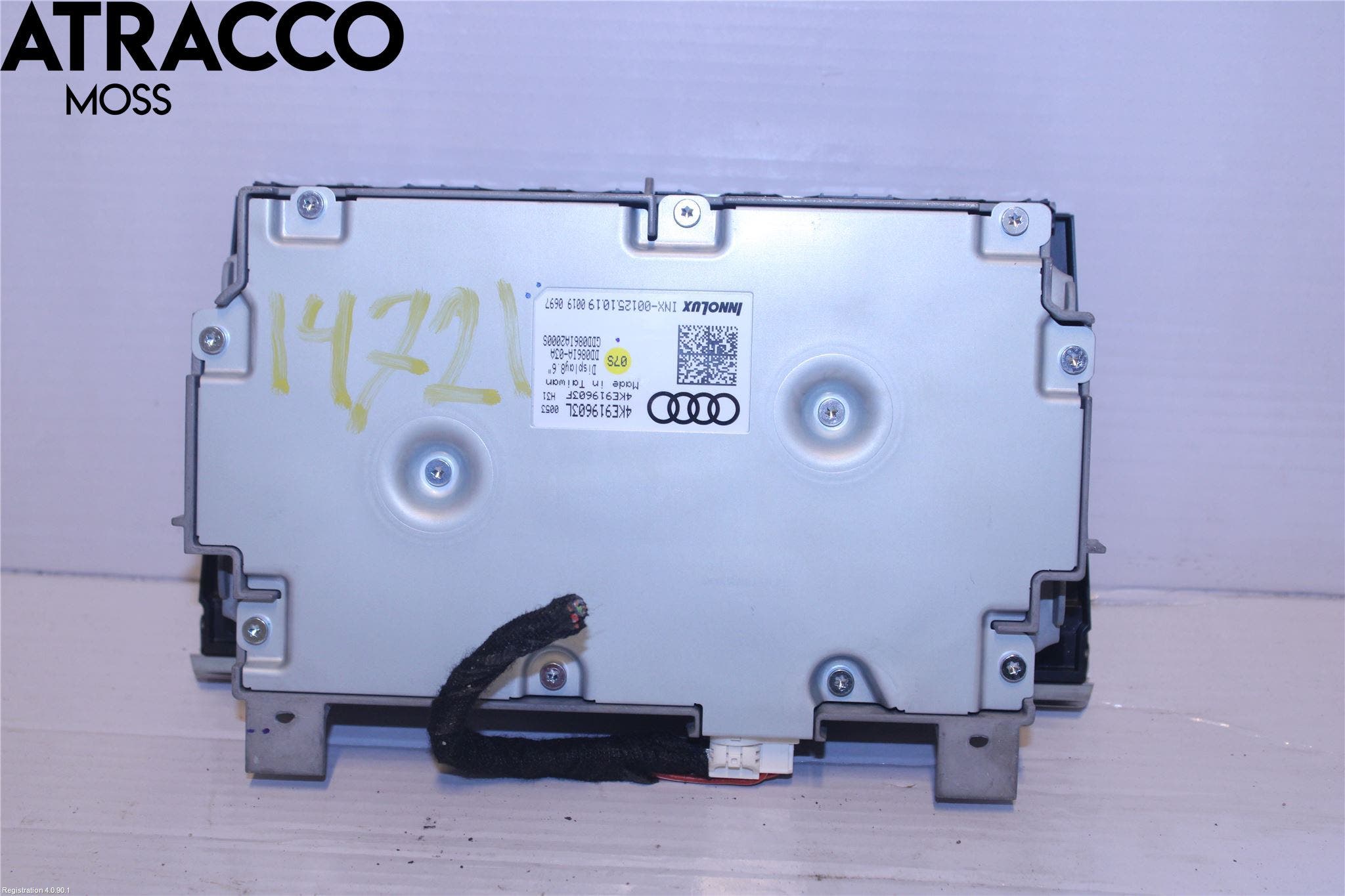 Audi E-TRON, S GE 19- Multifunktionsdisplay