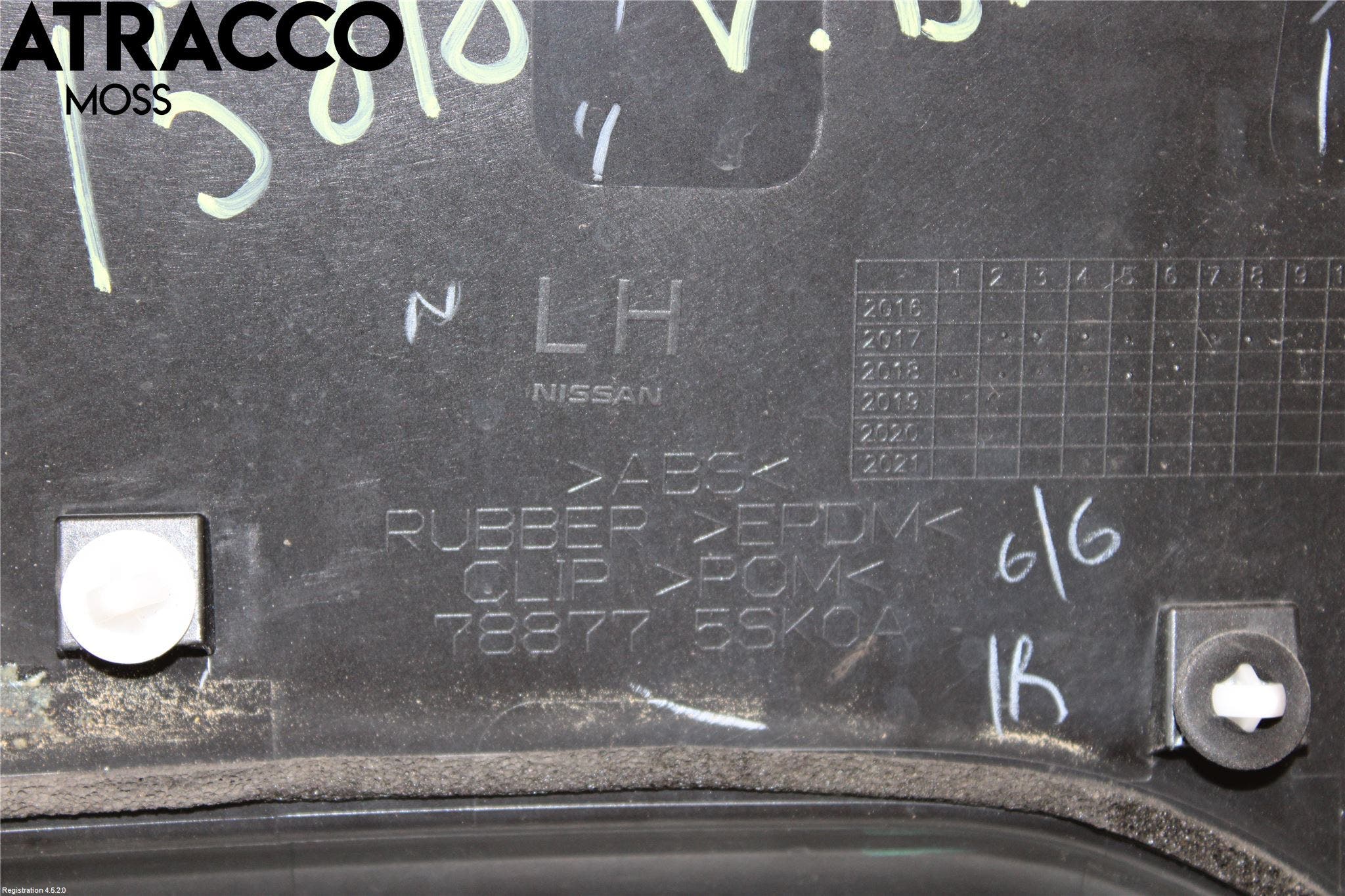 Nissan LEAF 18- Siderute Bak Dekorlist