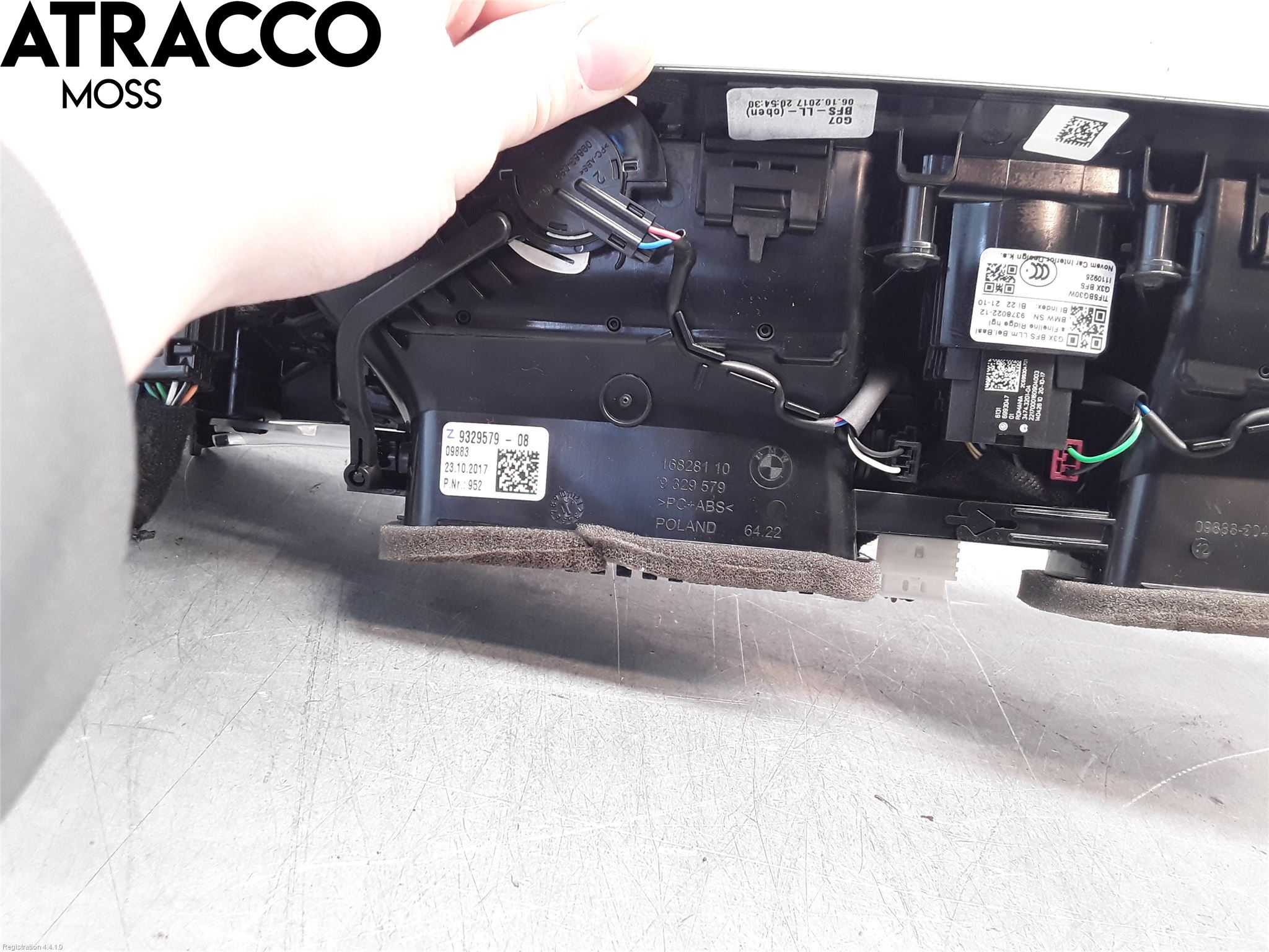 BMW 5 G30/G31/F90 17-23 Dashbord Kanal - Dyse