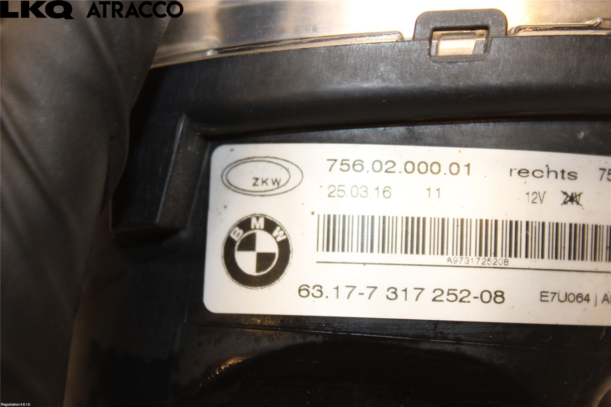 BMW X3 F25 10-17 Frontlykt-Kurve-Tåkelys