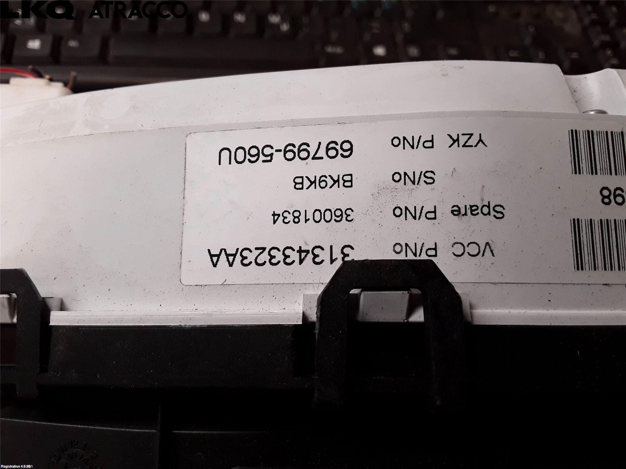 Volvo V70 08-13 Instrument Växlingsindikator