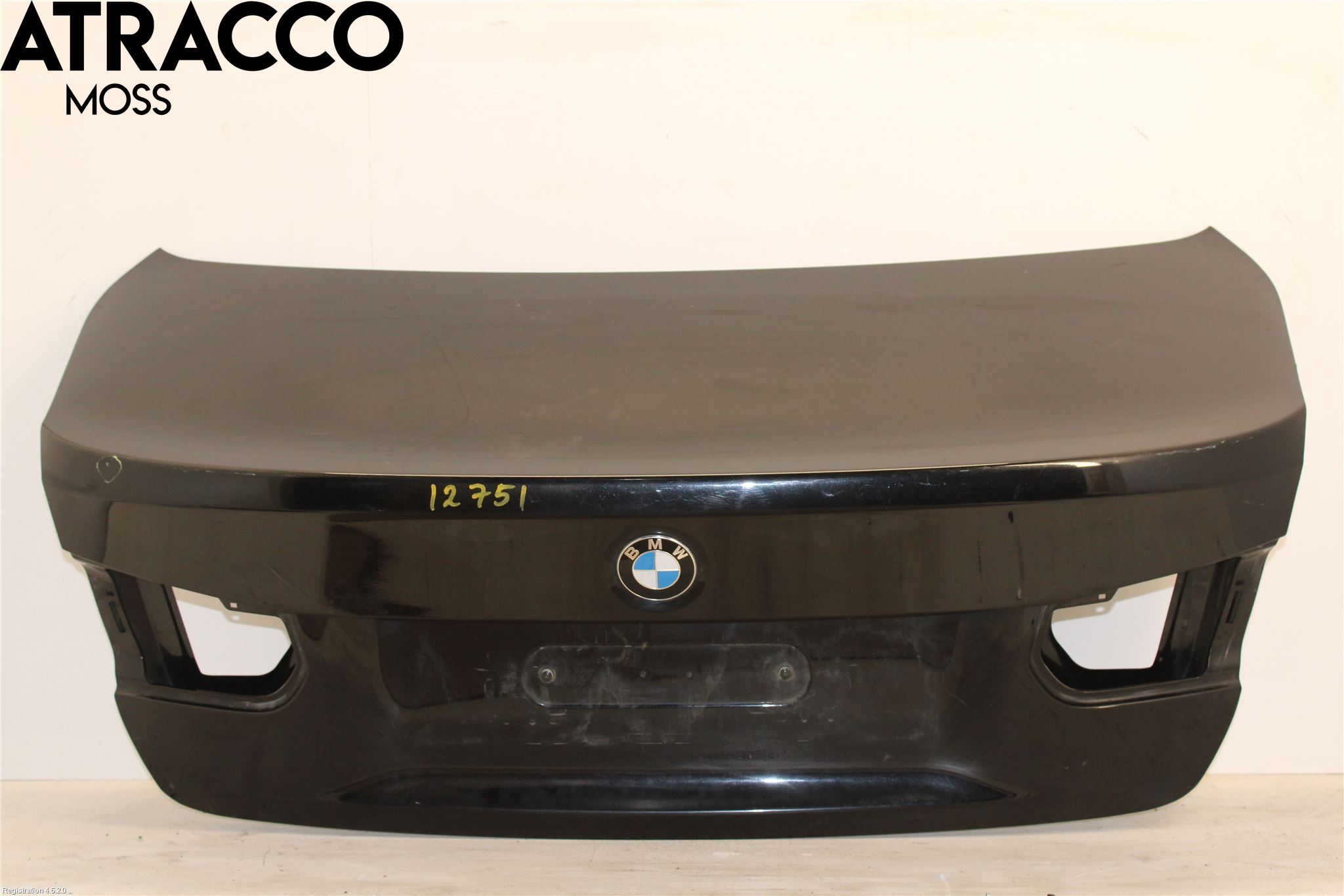 BMW 3 F30/F31/F80 12-19 Bakluke Koffertlokk