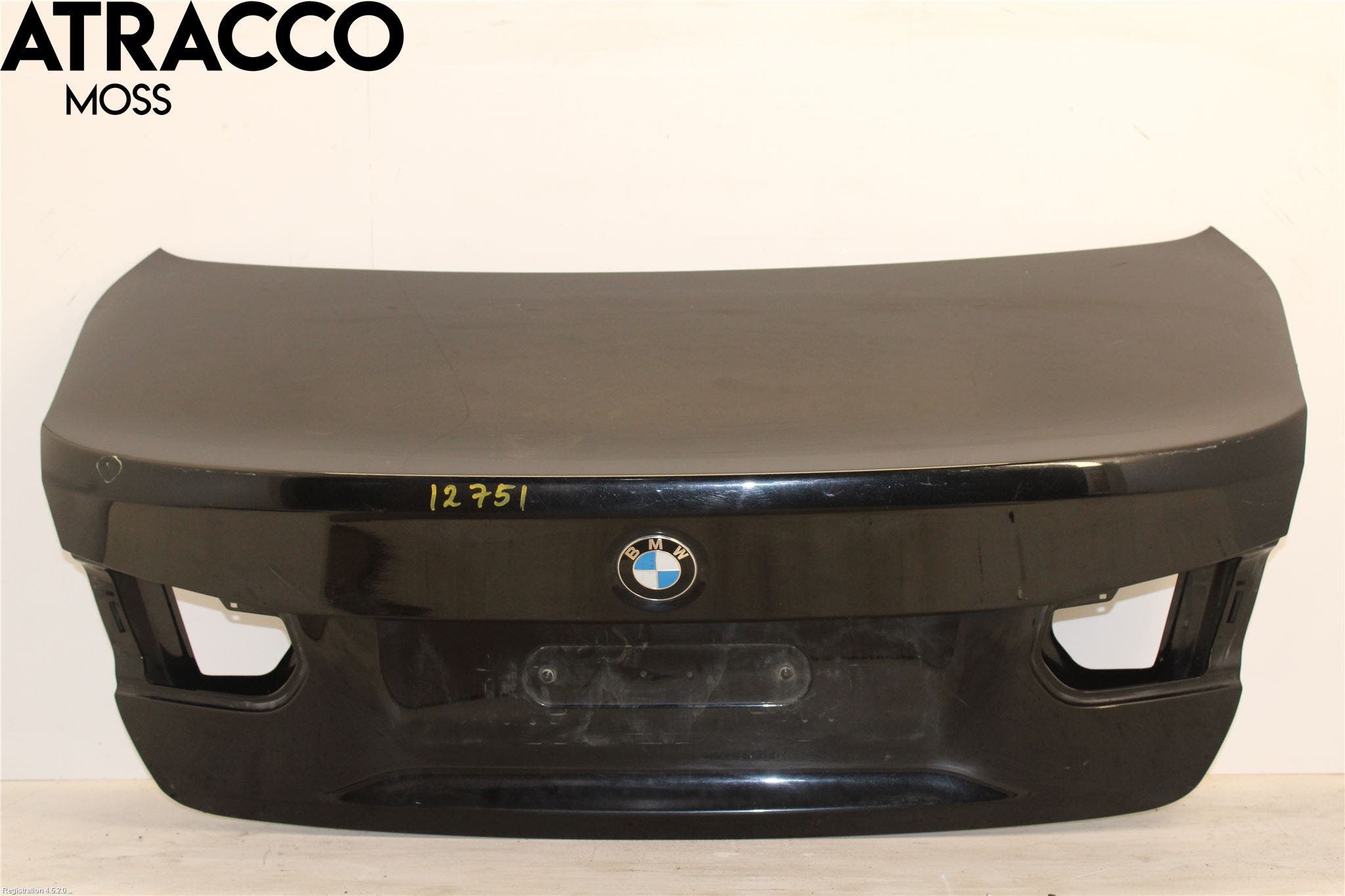 BMW 3 F30/F31/F80 12-19 Bakluke Koffertlokk