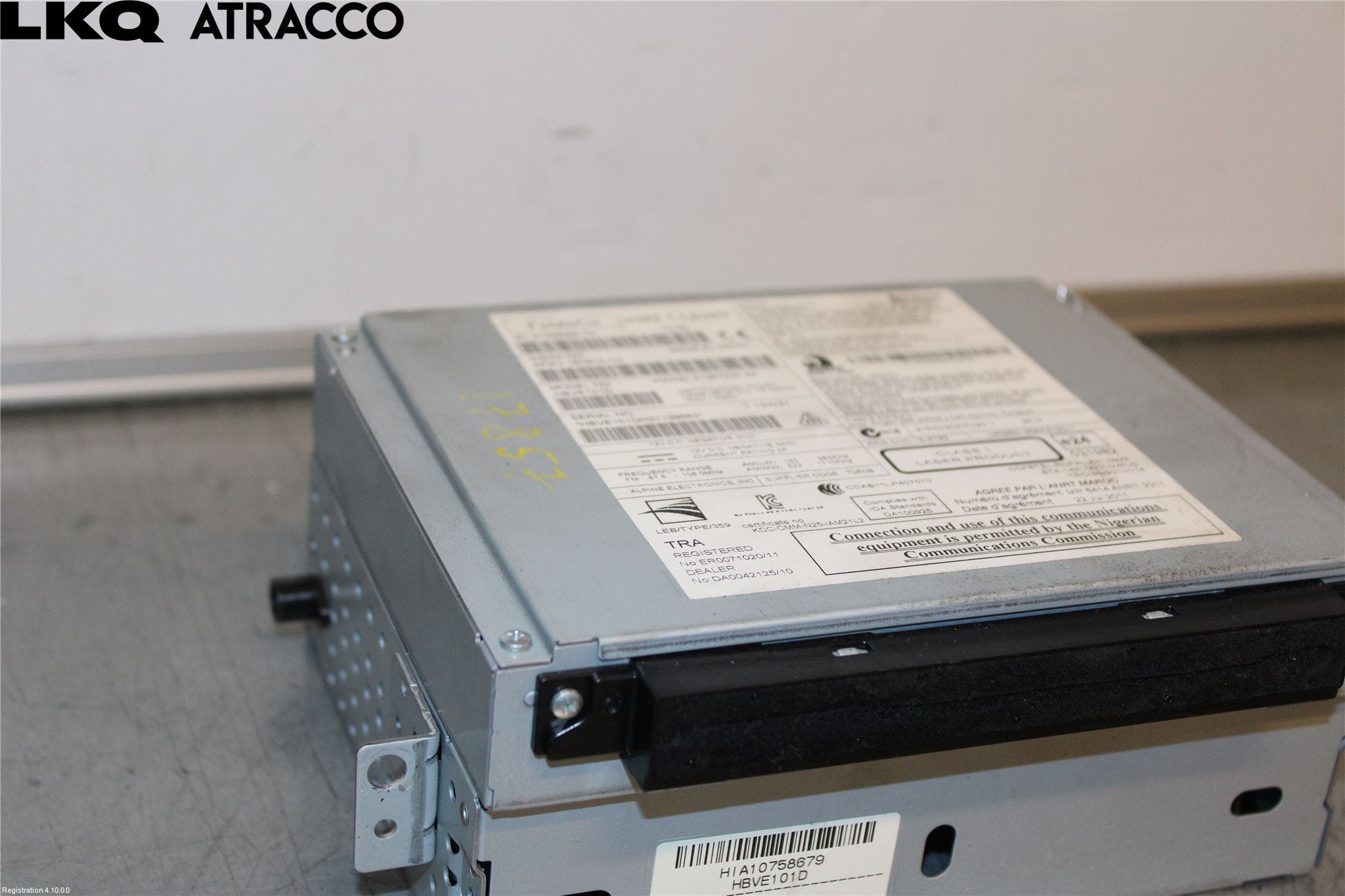 Volvo V40 12-19 Stereo Radio