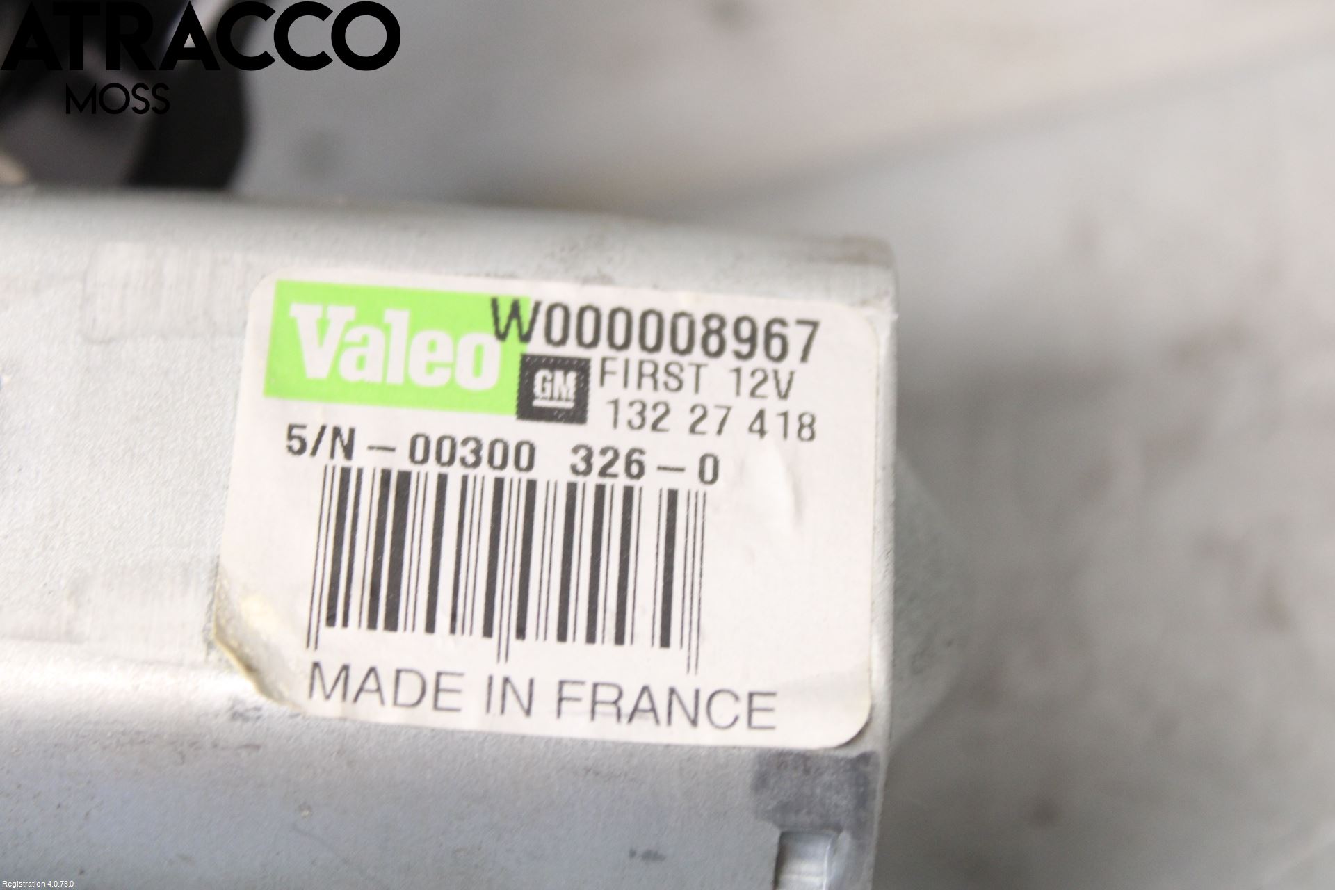 Opel INSIGNIA 09-16 Viskermotor Bakluke