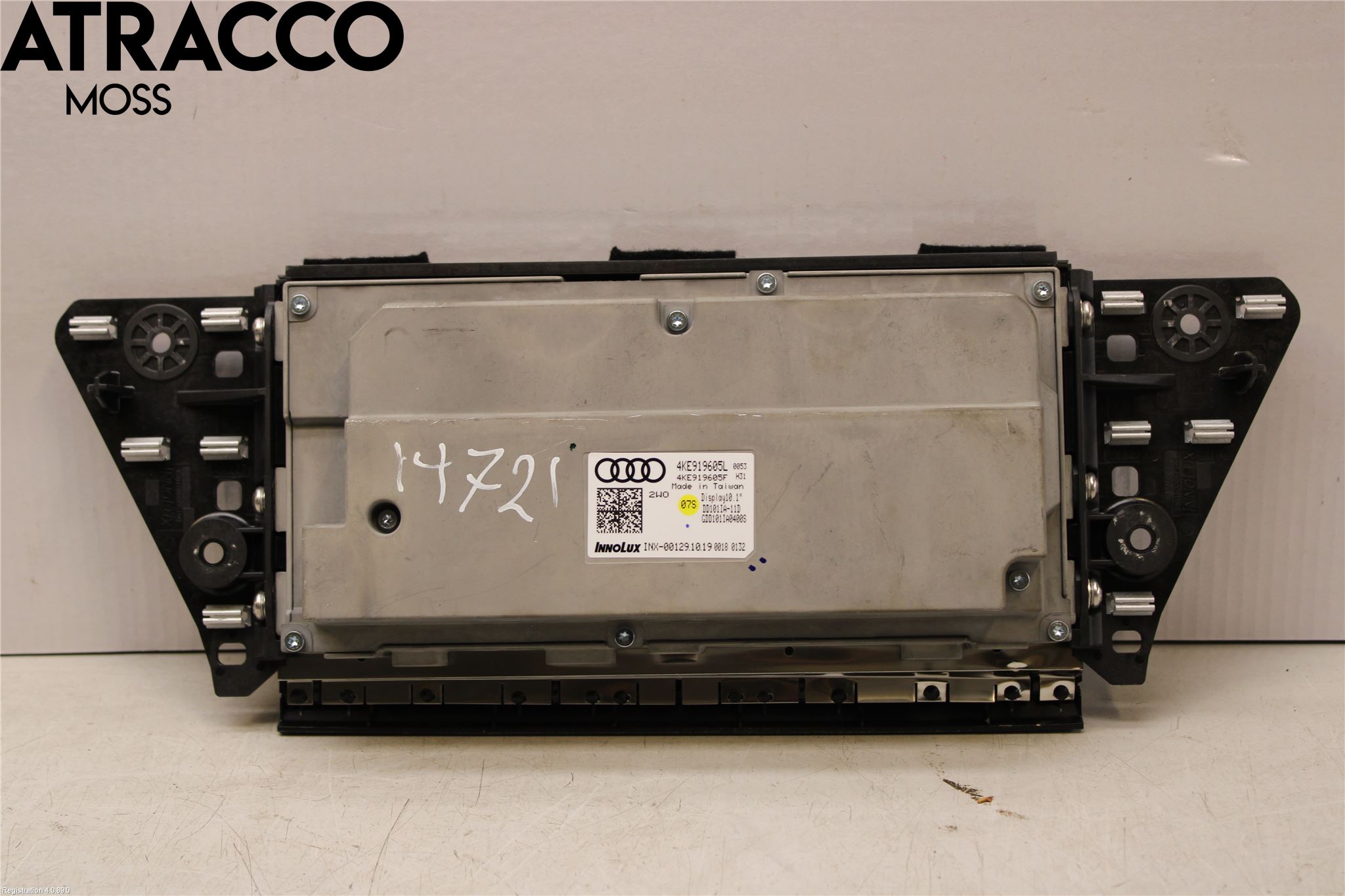 Audi E-TRON, S GE 19- Instr Skjerm Dvd-Gps-Ac-Tlf