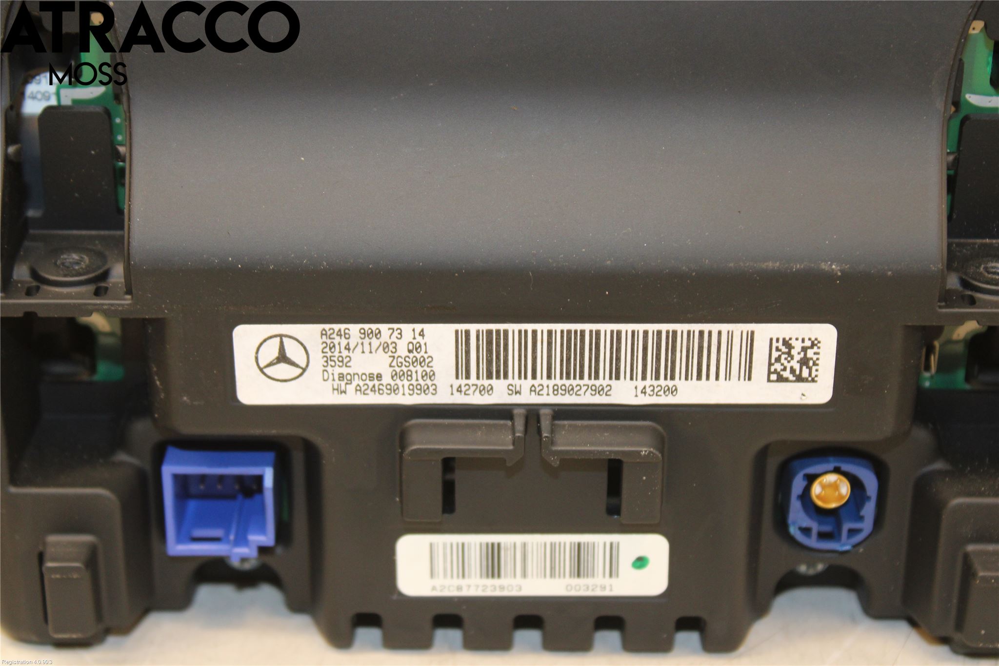 Mercedes-Benz MB B-KLASS (W246/W242) 12-19 Instr Varselys - Display