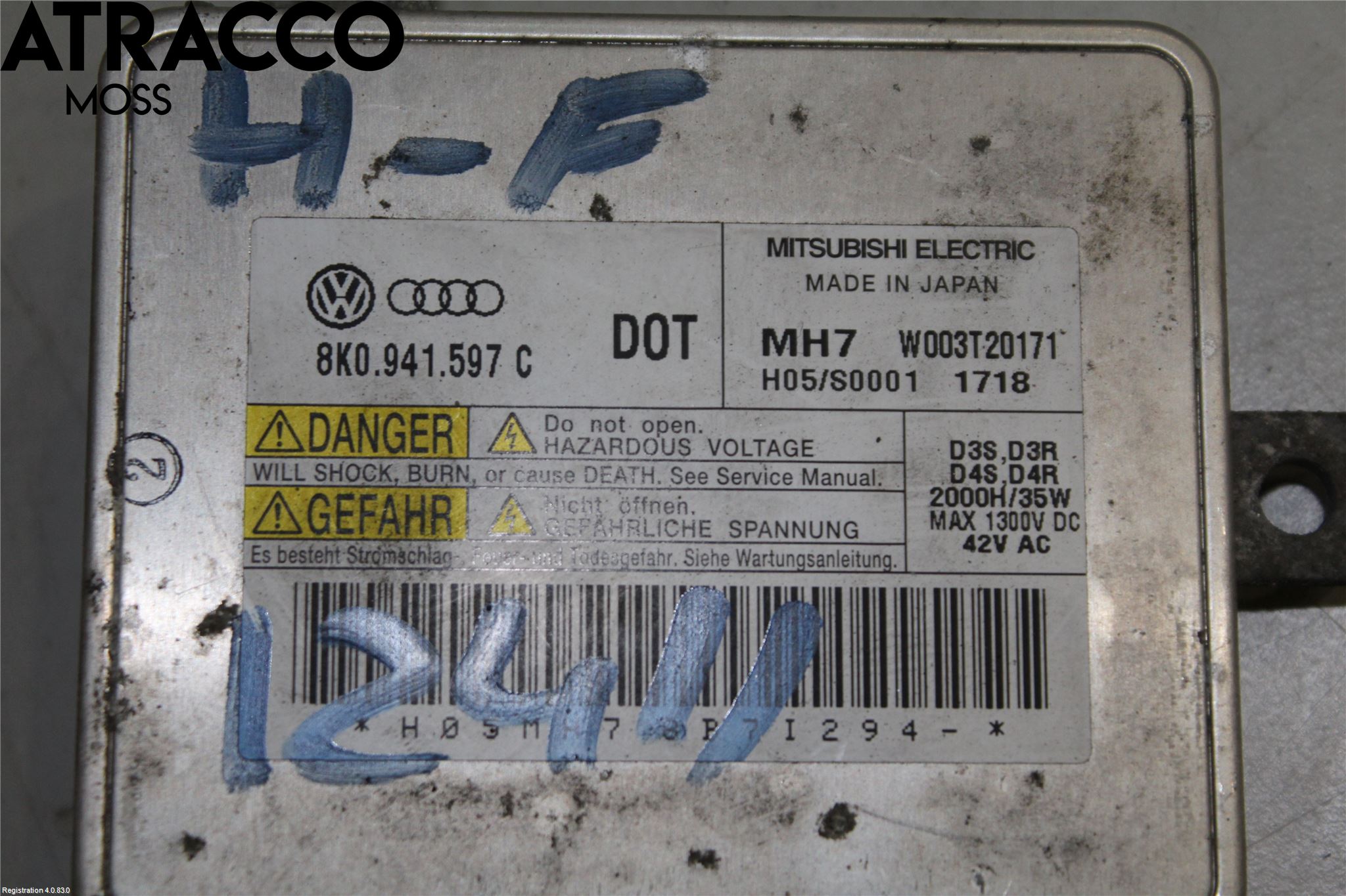 Audi A4/S4 08-11 Styreenhet Xenon