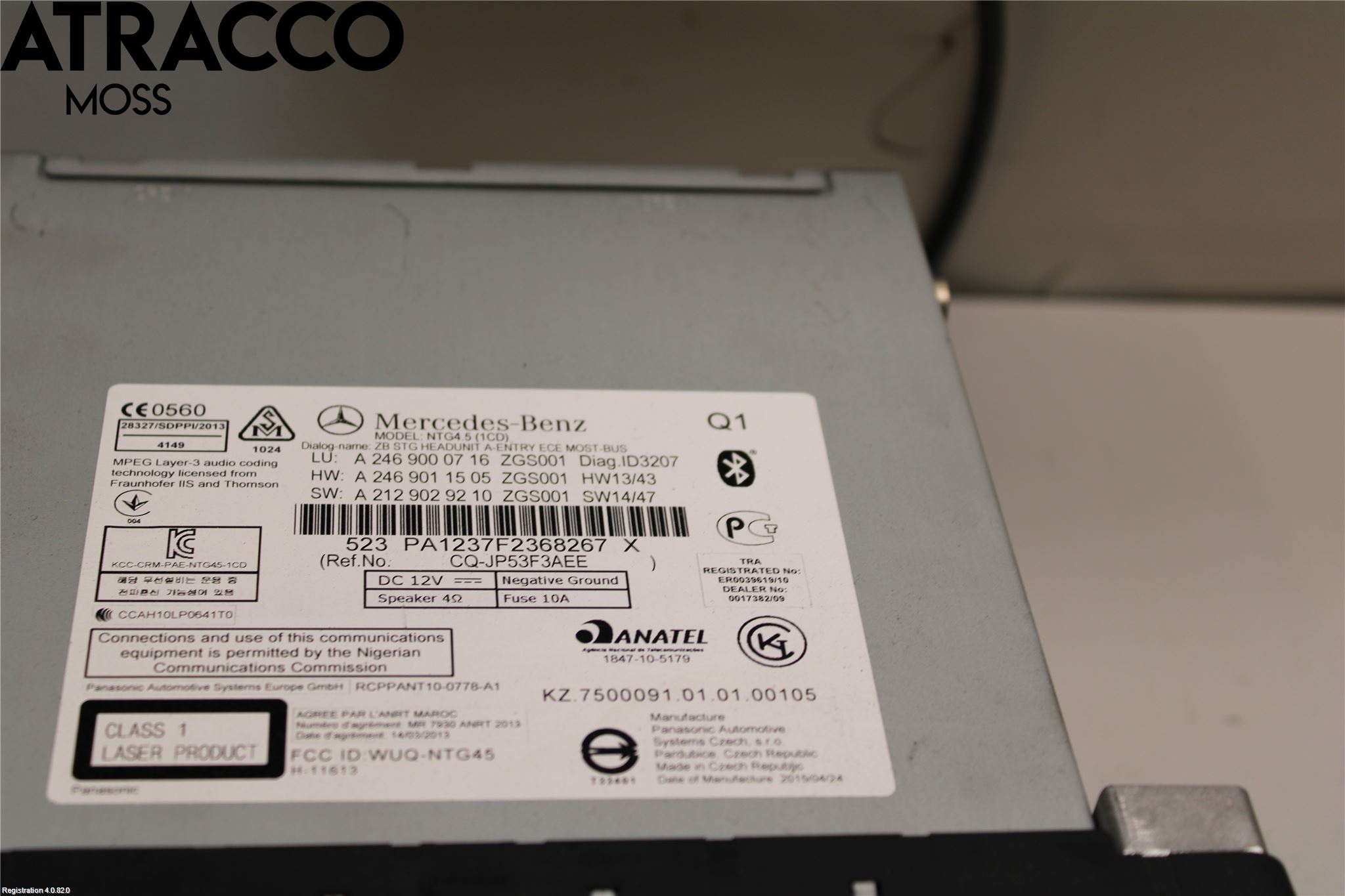 Mercedes-Benz MB GLA-KLASS (X156) 13-20 Stereo Radio