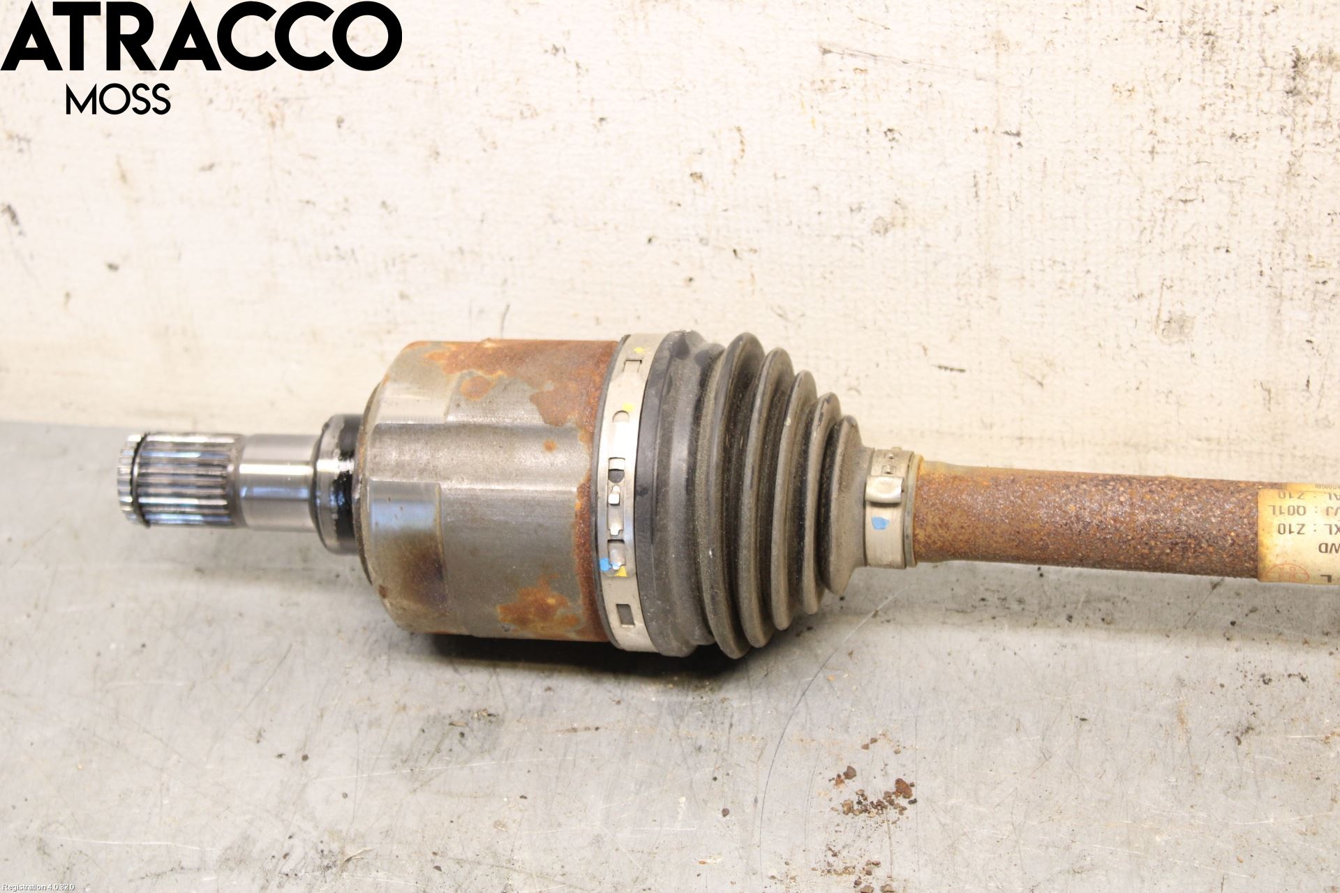 Kia SOUL 09- Drivaksel Foran Kompl Venstre