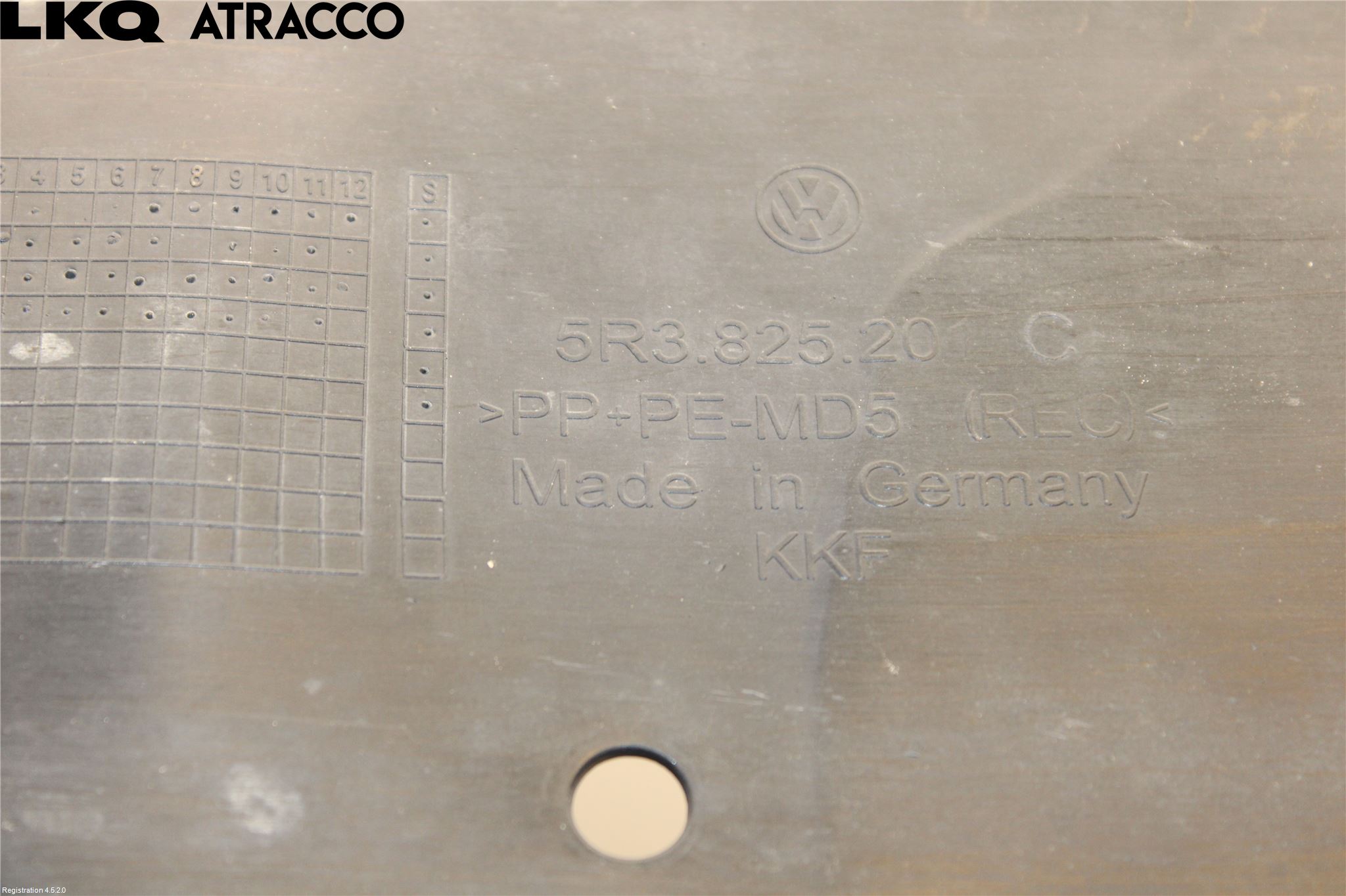 Volkswagen VW CADDY 21- Bunnplate U Motor-Gear-Dørk