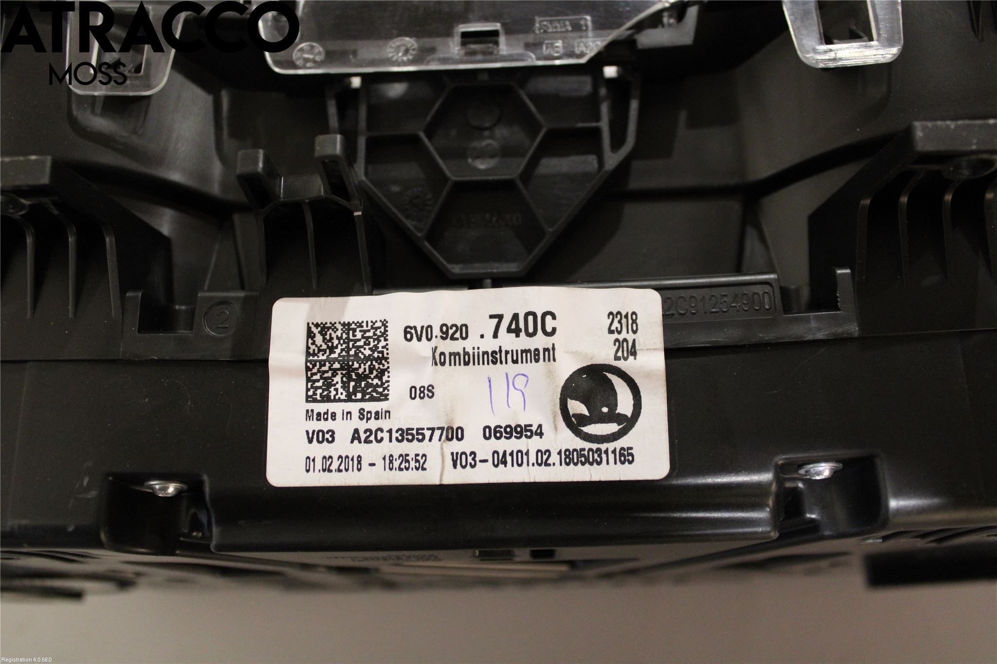 Skoda FABIA 15-21 Instr Kombinert