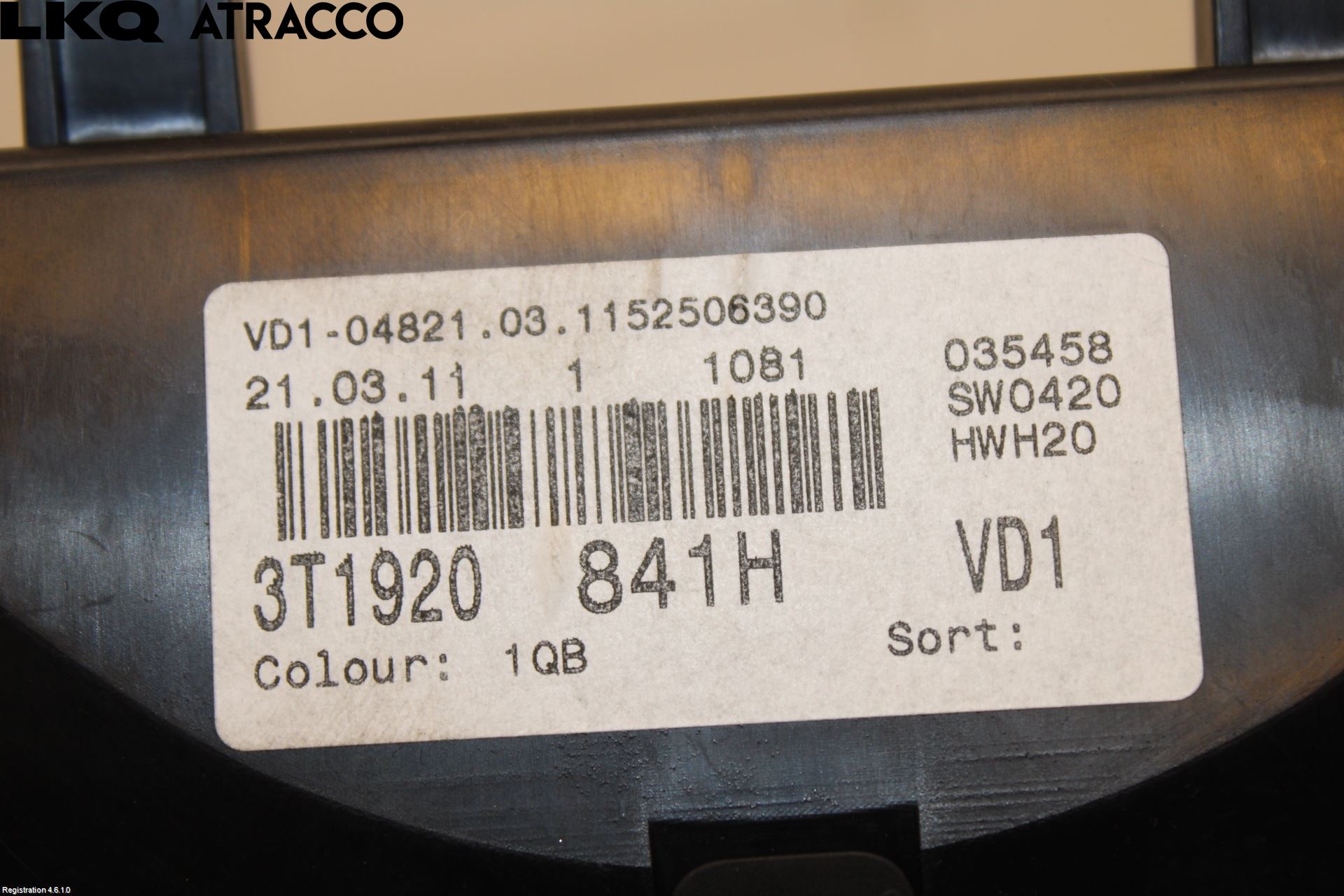 Skoda SUPERB 09-15 Instr Kombinert