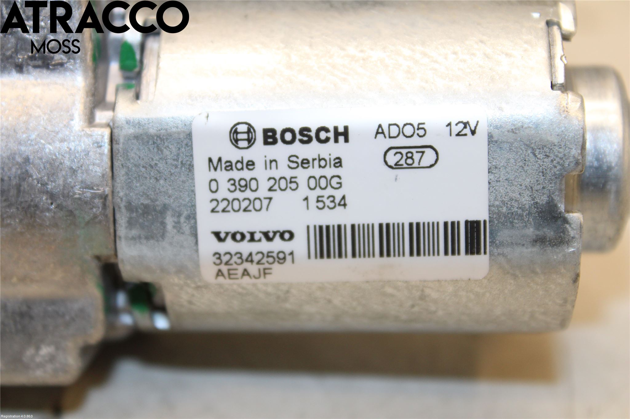 Volvo XC40/RECHARGE 18- Viskermotor Bakluke