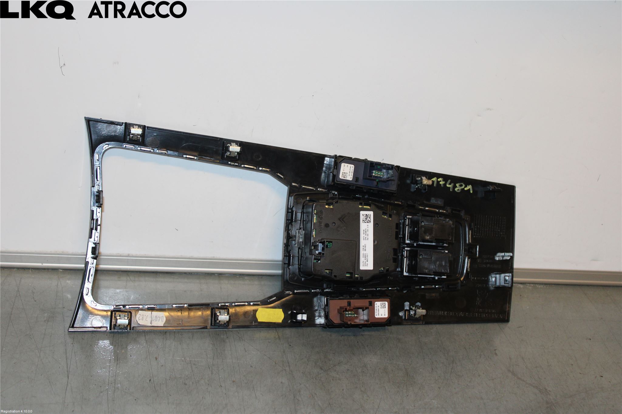 Peugeot 508 11-18 Innr Konsoll-Lomme