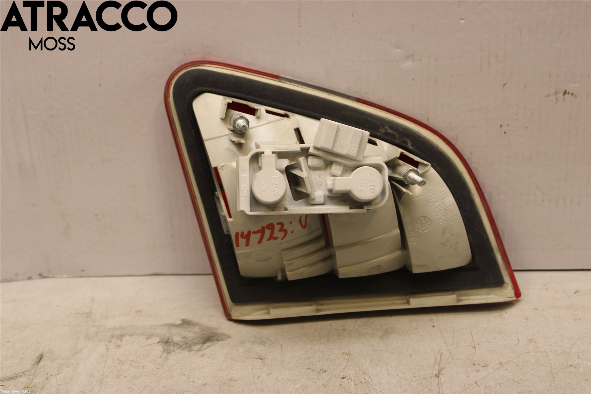 Mercedes-Benz MB B-KLASS (W245) 05-12 Baklykt Venstre  På Luke(Indre