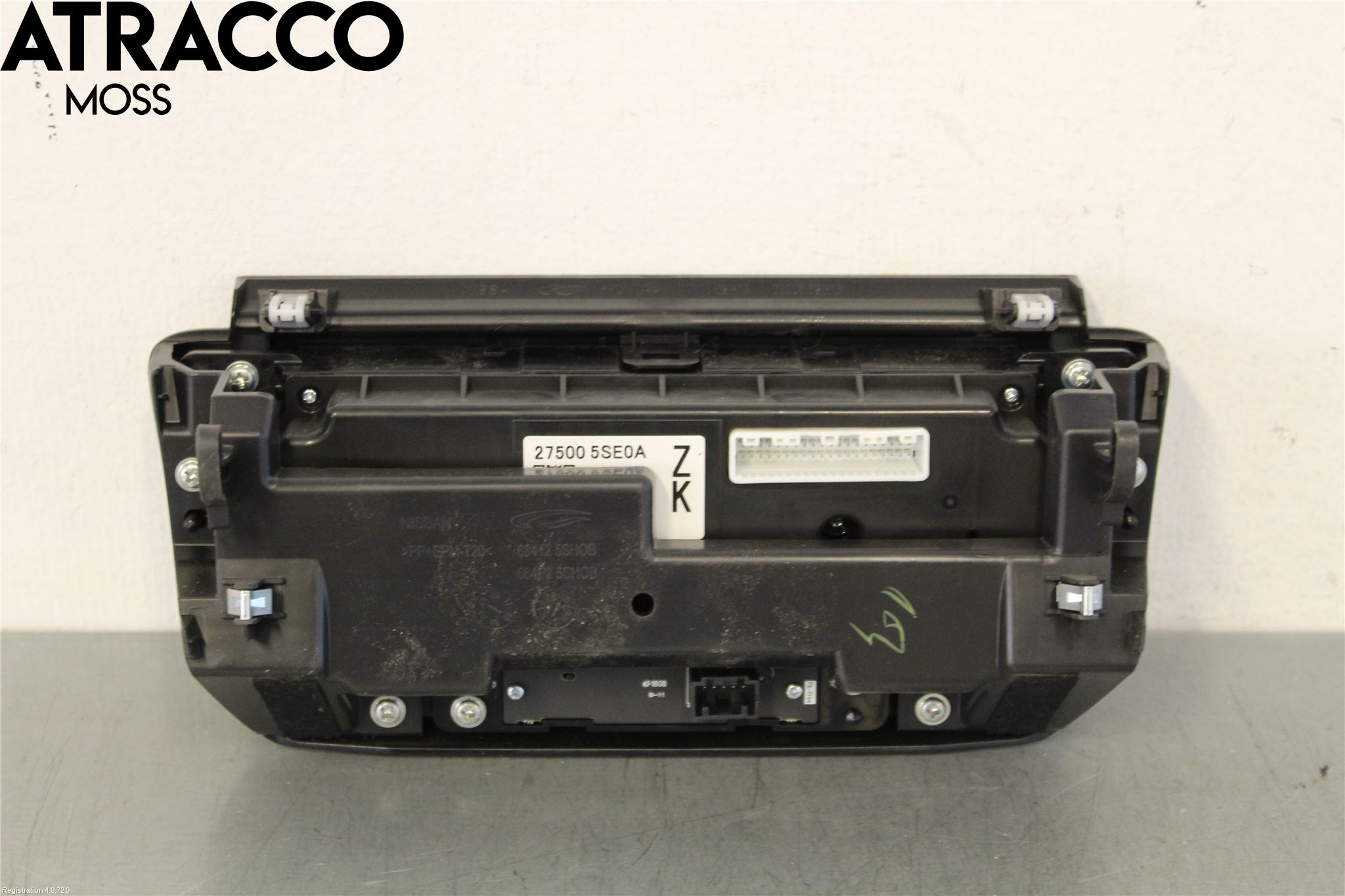 Nissan LEAF 18- Varme Ac Betjening-Display