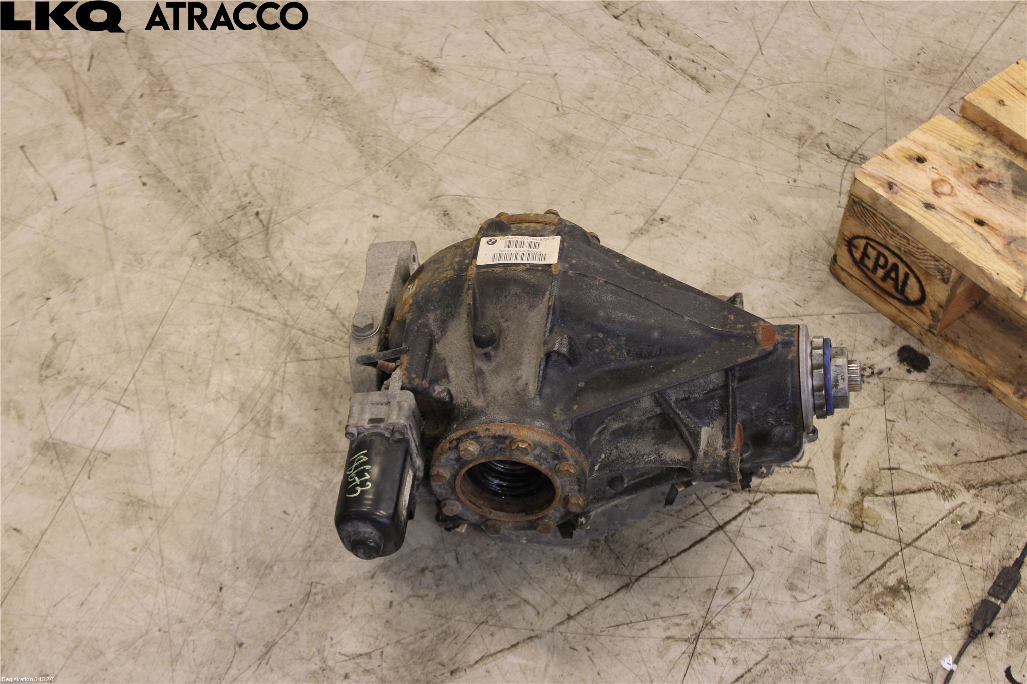 BMW 2 F22/F23/F87 Coupé/Cab 13-21 Bakaksel Kardang Bak -Diff