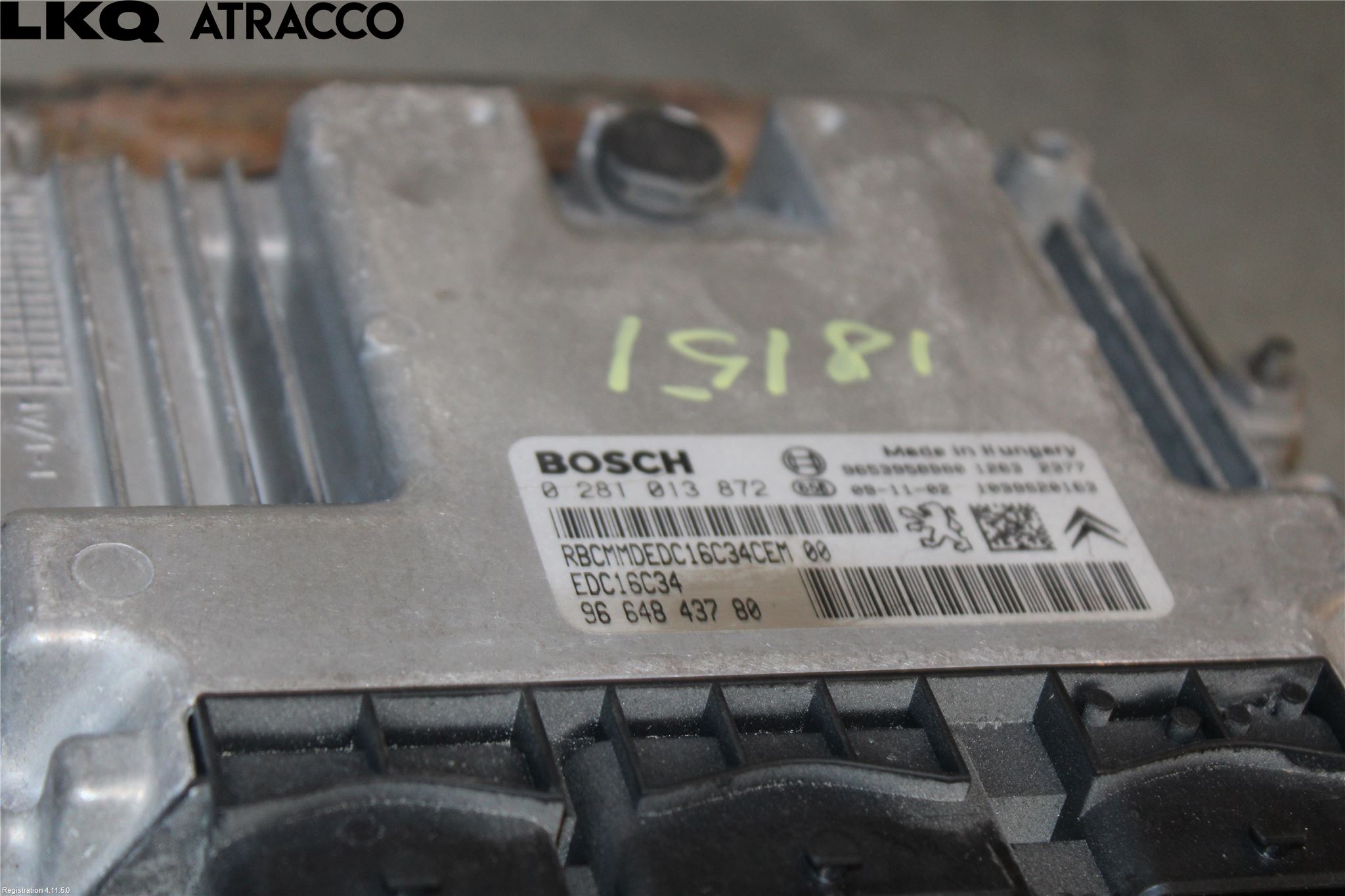 Citroen BERLINGO 08-18 Styreenhet Innsprøytning