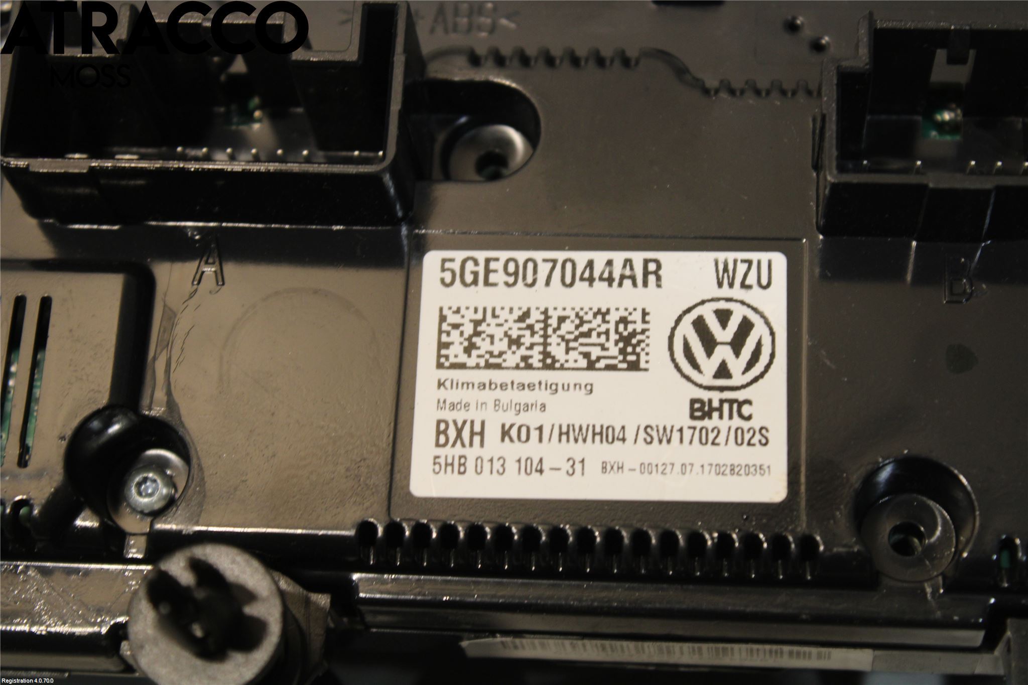 Volkswagen VW PASSAT 15-19 Varme Ac Betjening-Display