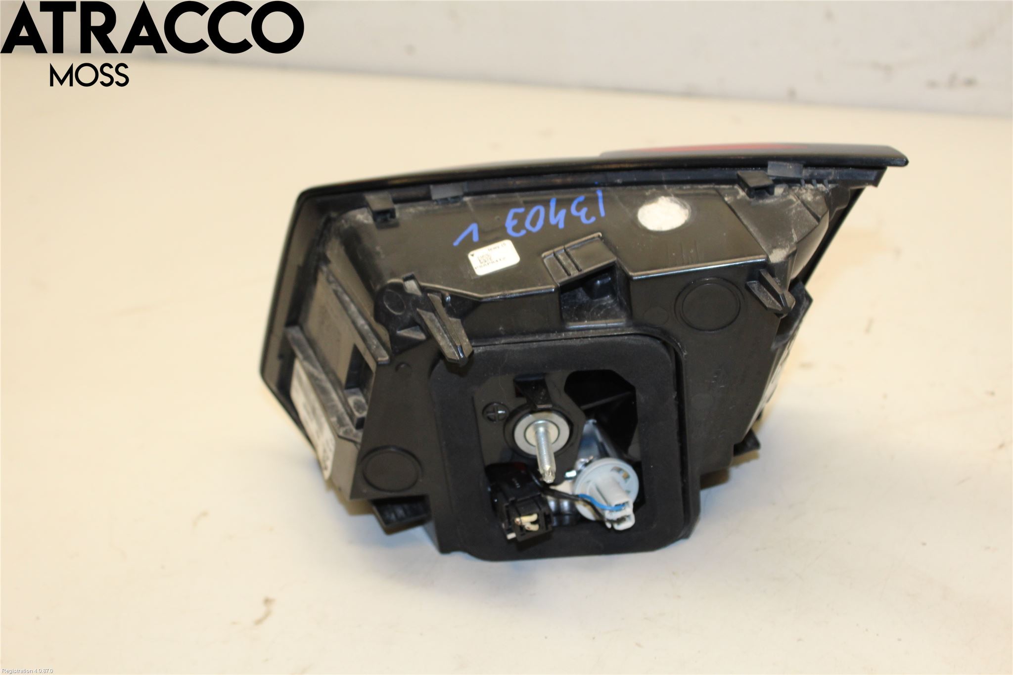 Peugeot 3008 17-24 Baklykt Venstre  På Luke(Indre