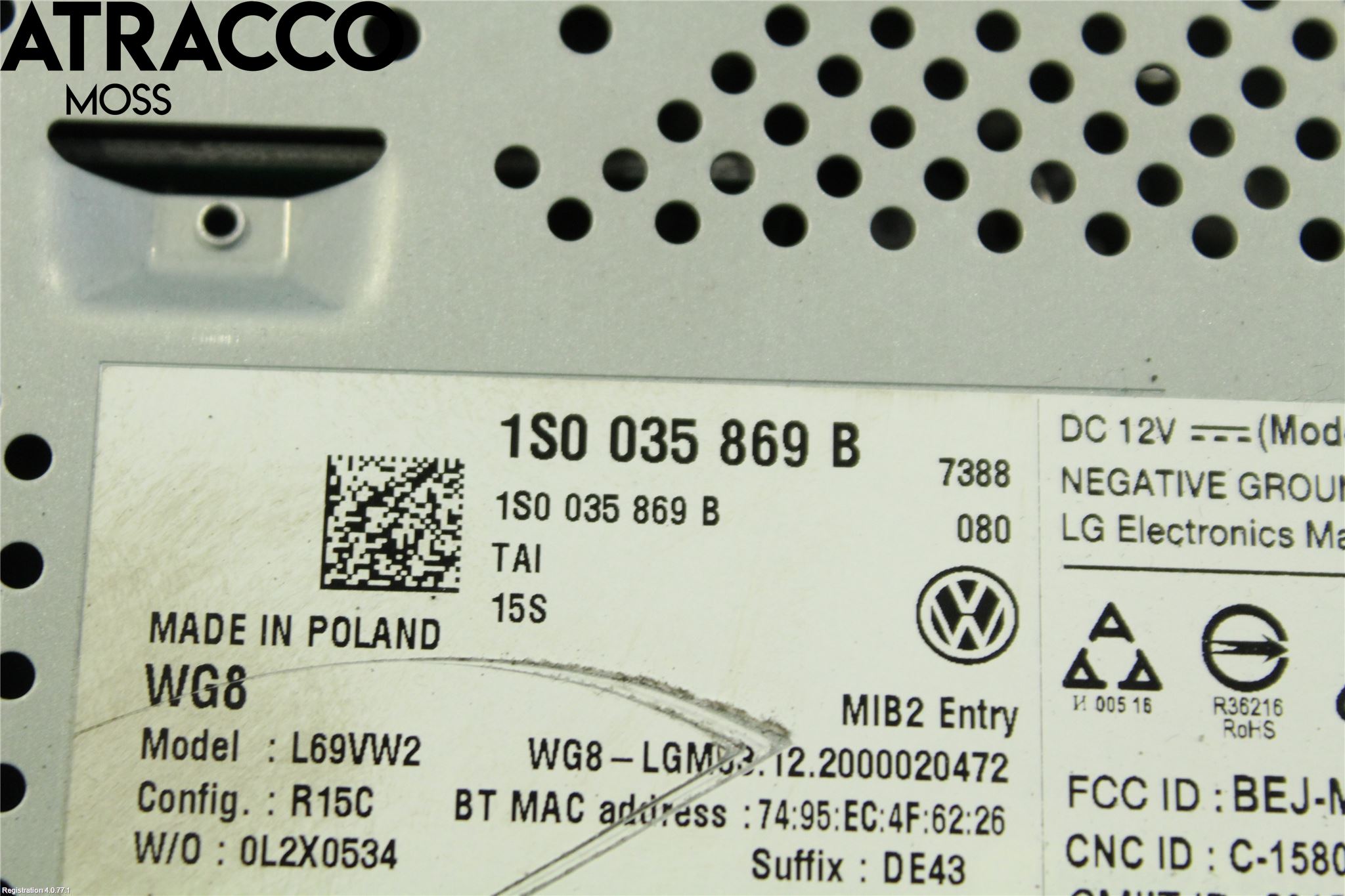 Volkswagen VW UP! / E-UP! Multimedia Övrigt