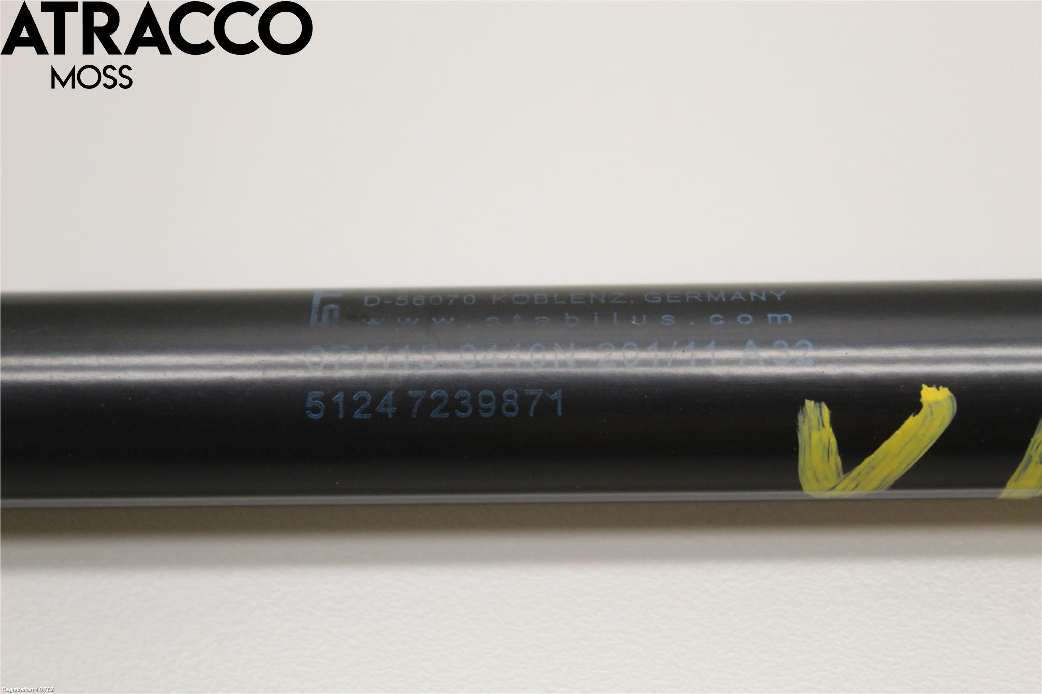 BMW 1 F20/F21 11-19 Bakluke Demper-Gassfjær