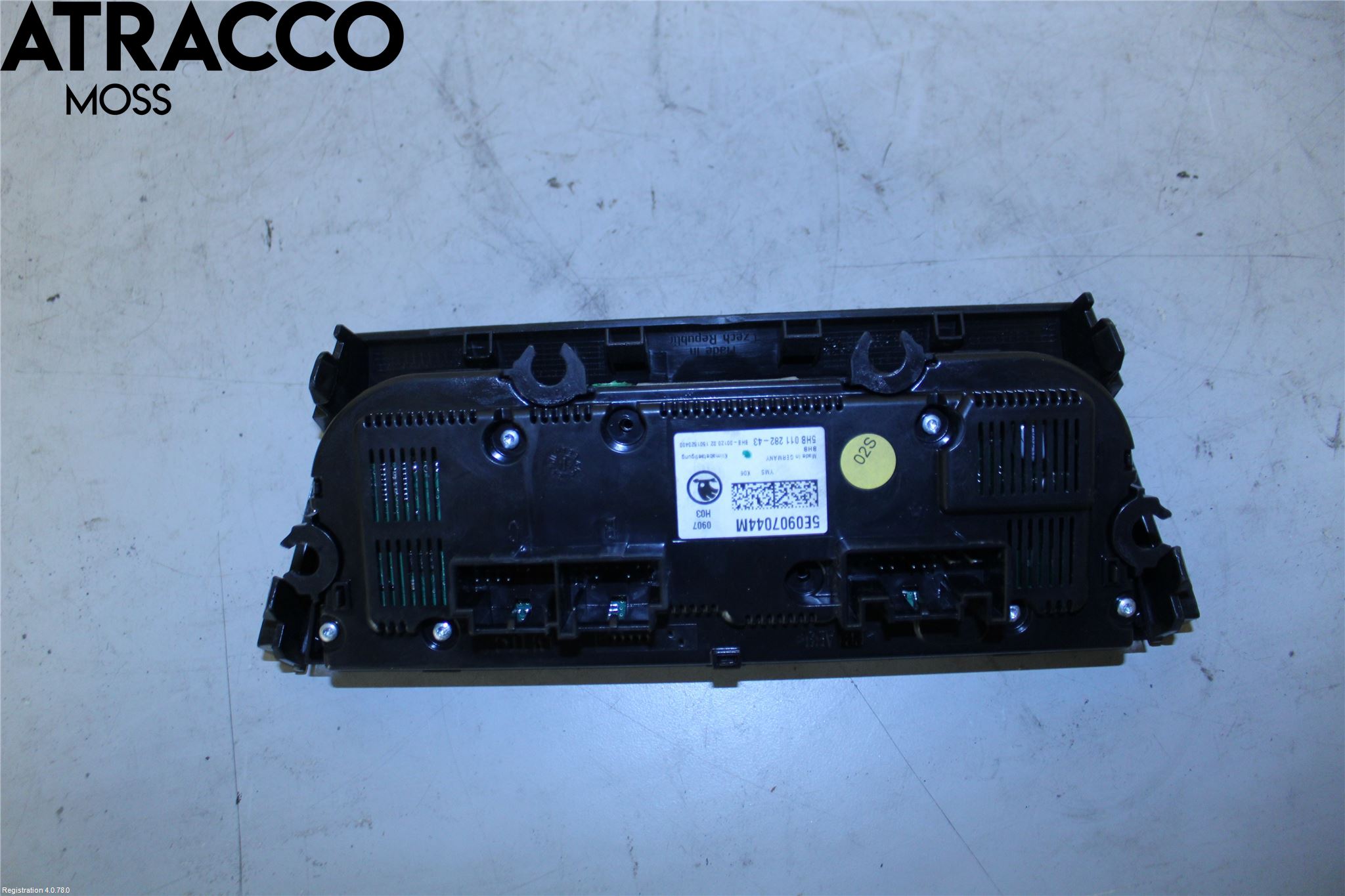 Skoda OCTAVIA (5E) 13-20 Varme Ac Betjening-Display