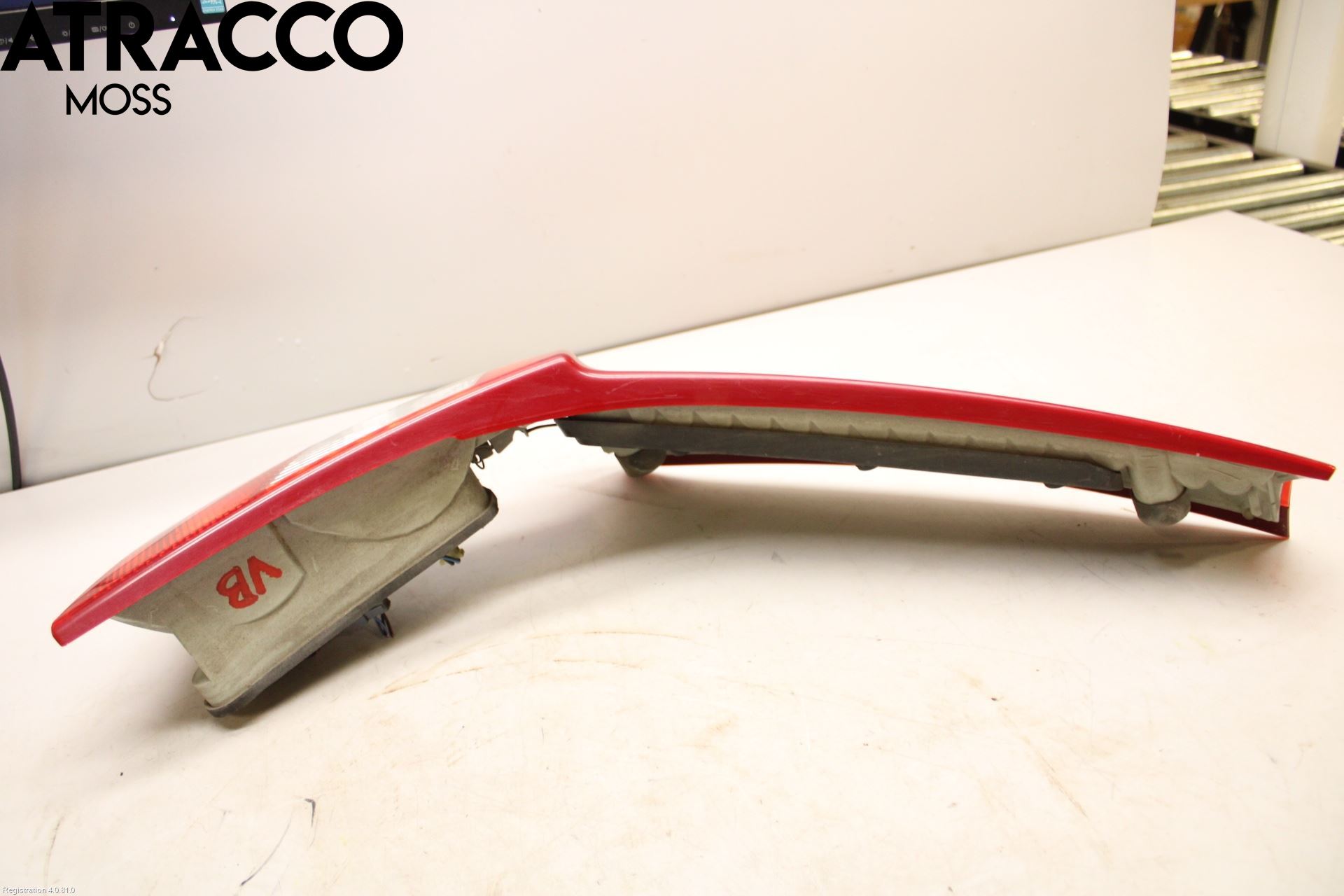 Volvo XC70 08-13 Baklykt Venstre  På Luke(Indre