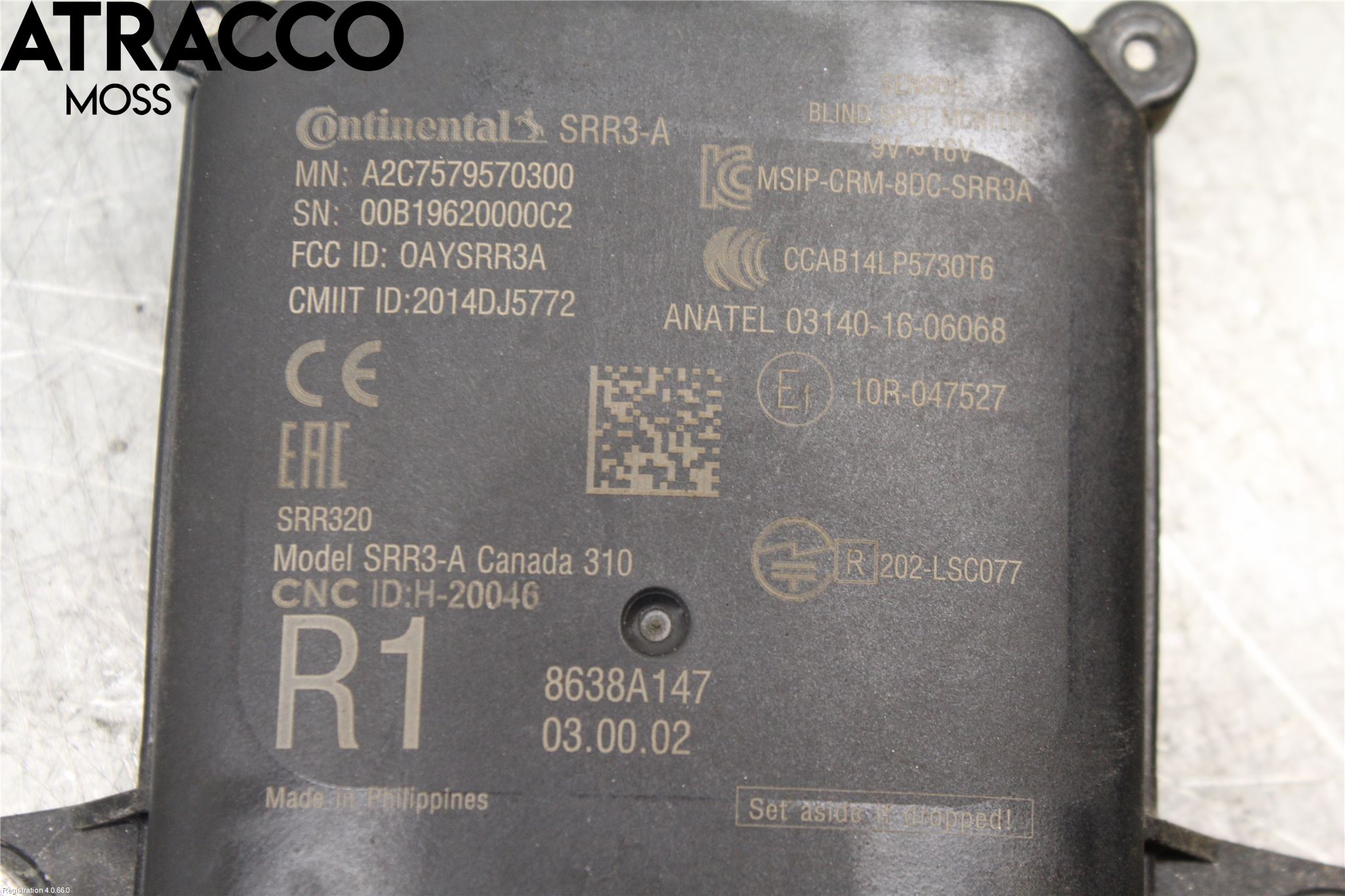 Mitsubishi OUTLANDER 13-21 Sensor Kollisjonsbeskyttelse