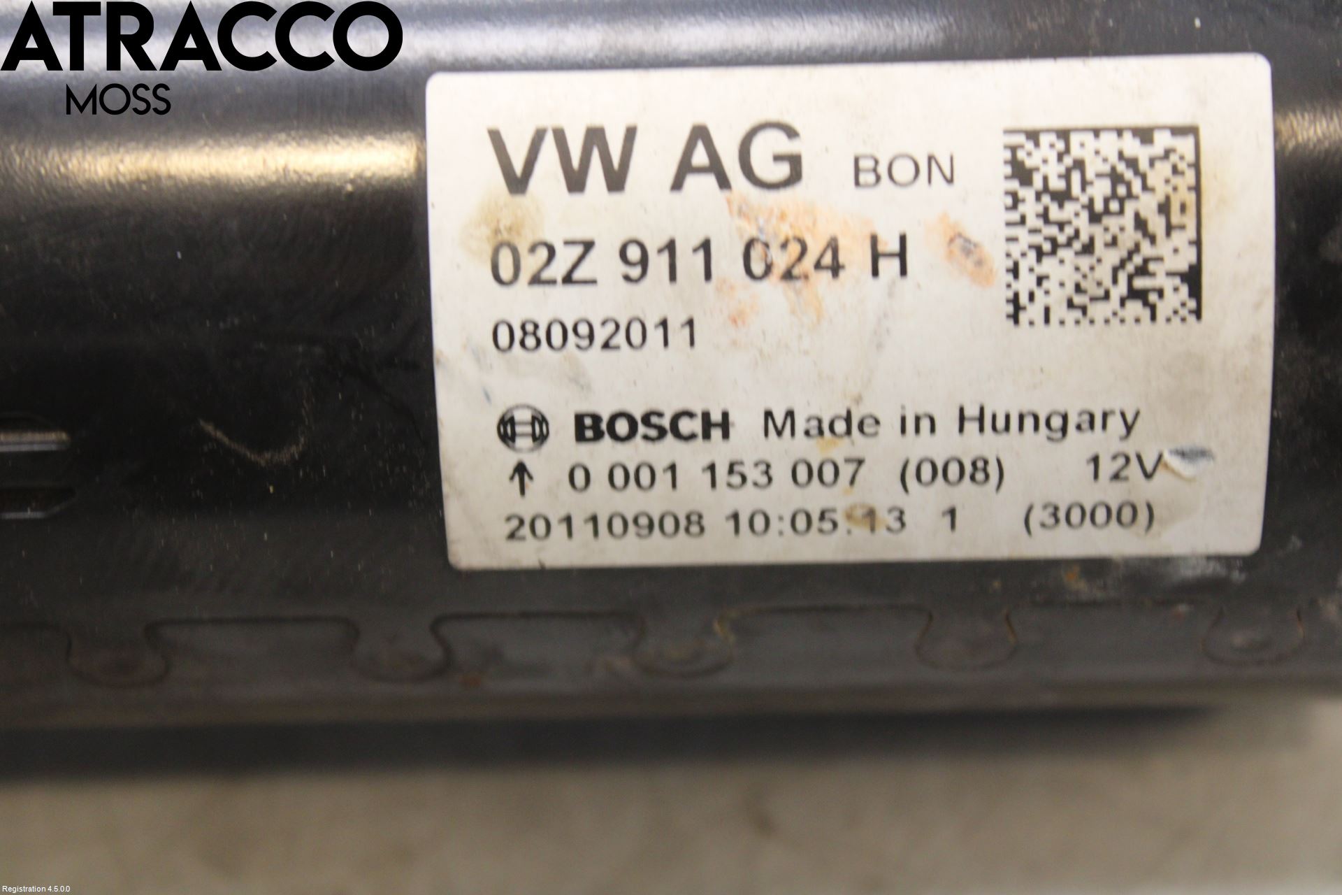 Volkswagen VW GOLF VI 09-13 Startmotor Diesel