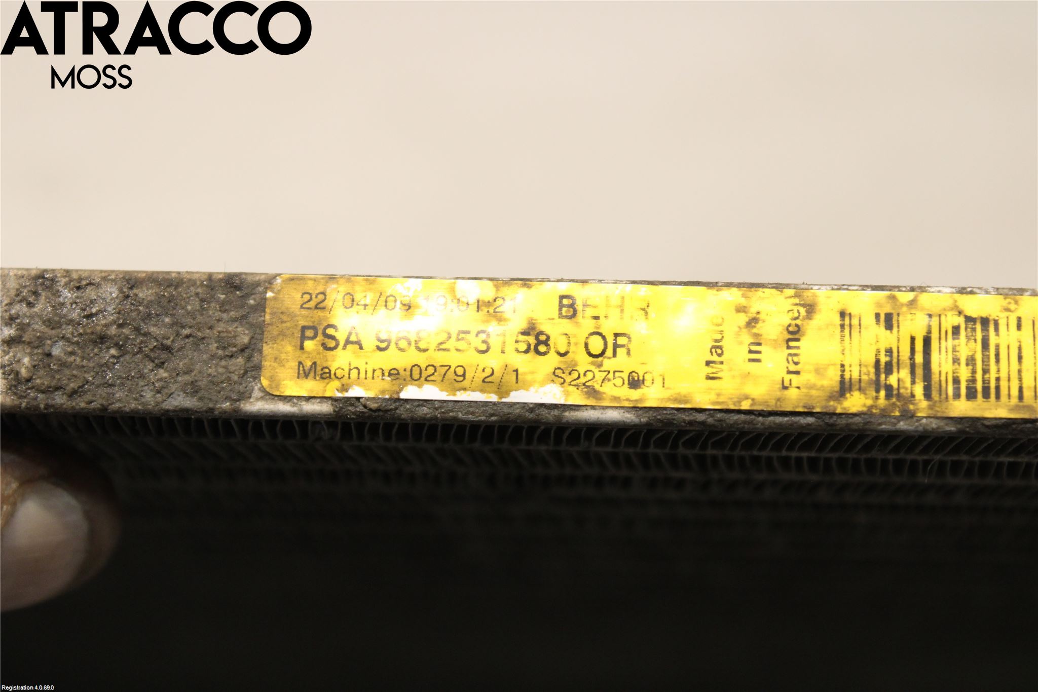 Peugeot 3008 09-16 Varme Ac Kondenser-Kjøler