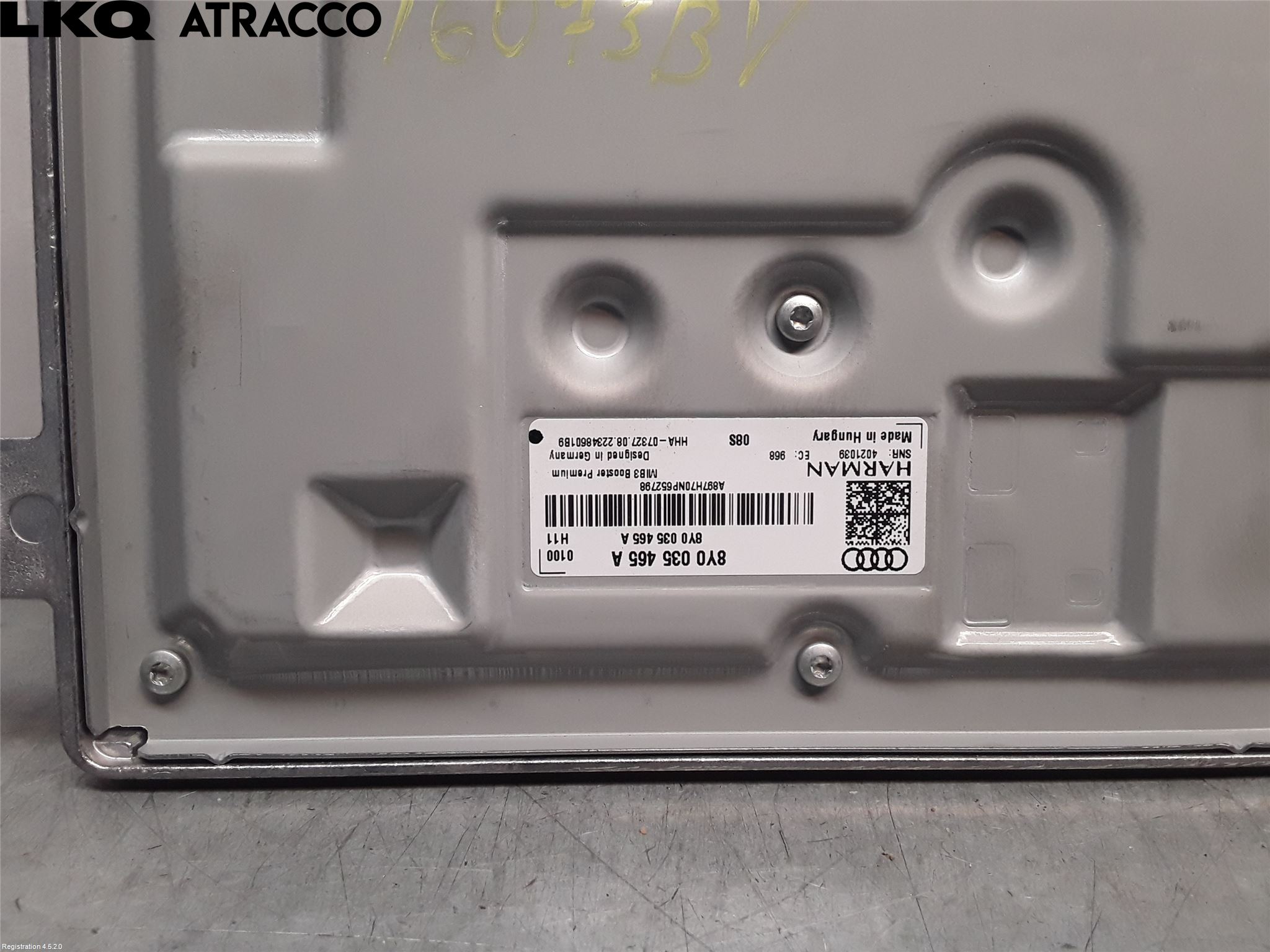 Audi E-TRON, S GE 19- Stereo Forsterker