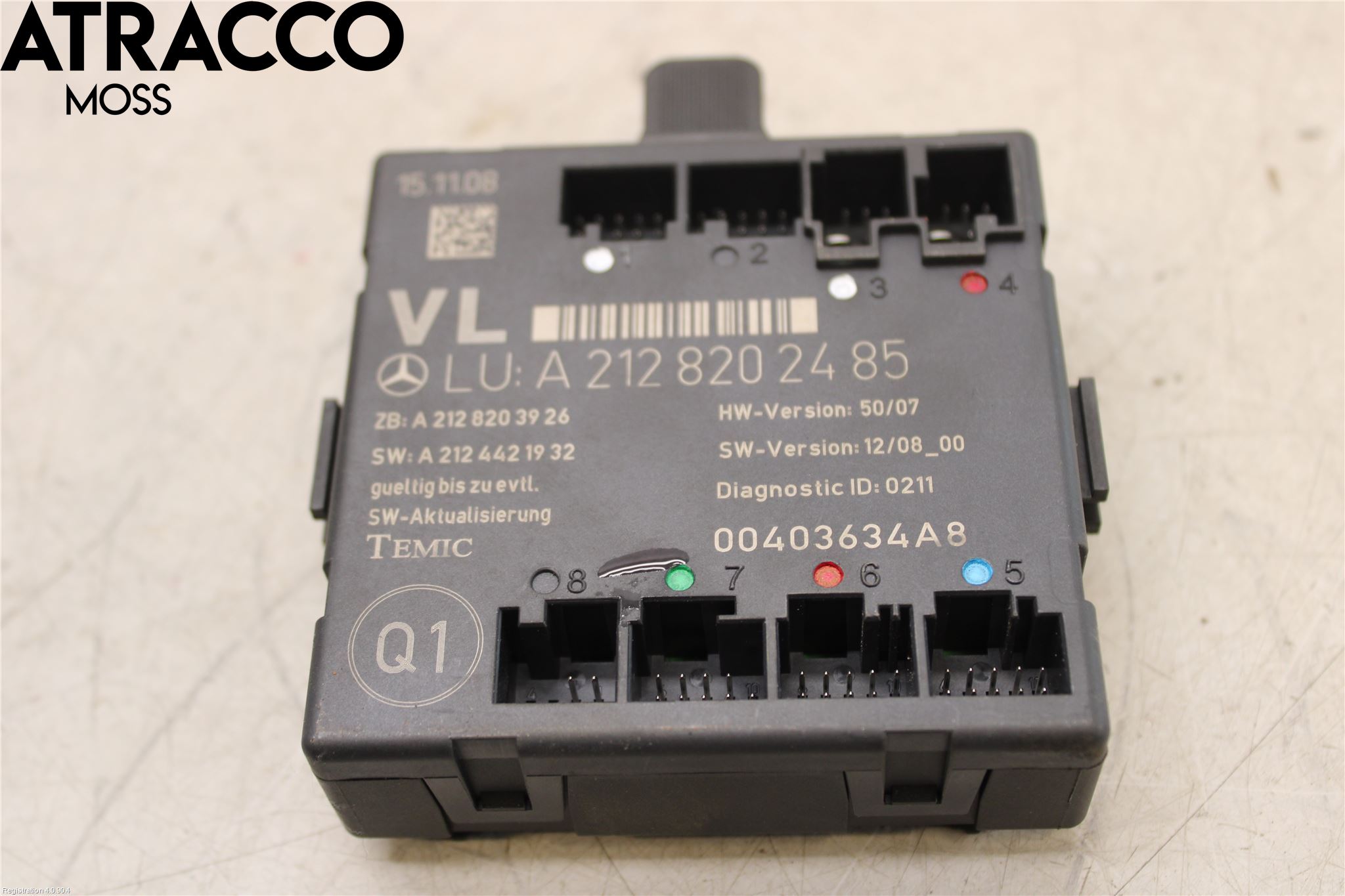 Mercedes-Benz MB E-KLASS (W212) 09-16 Styreenhet Dør