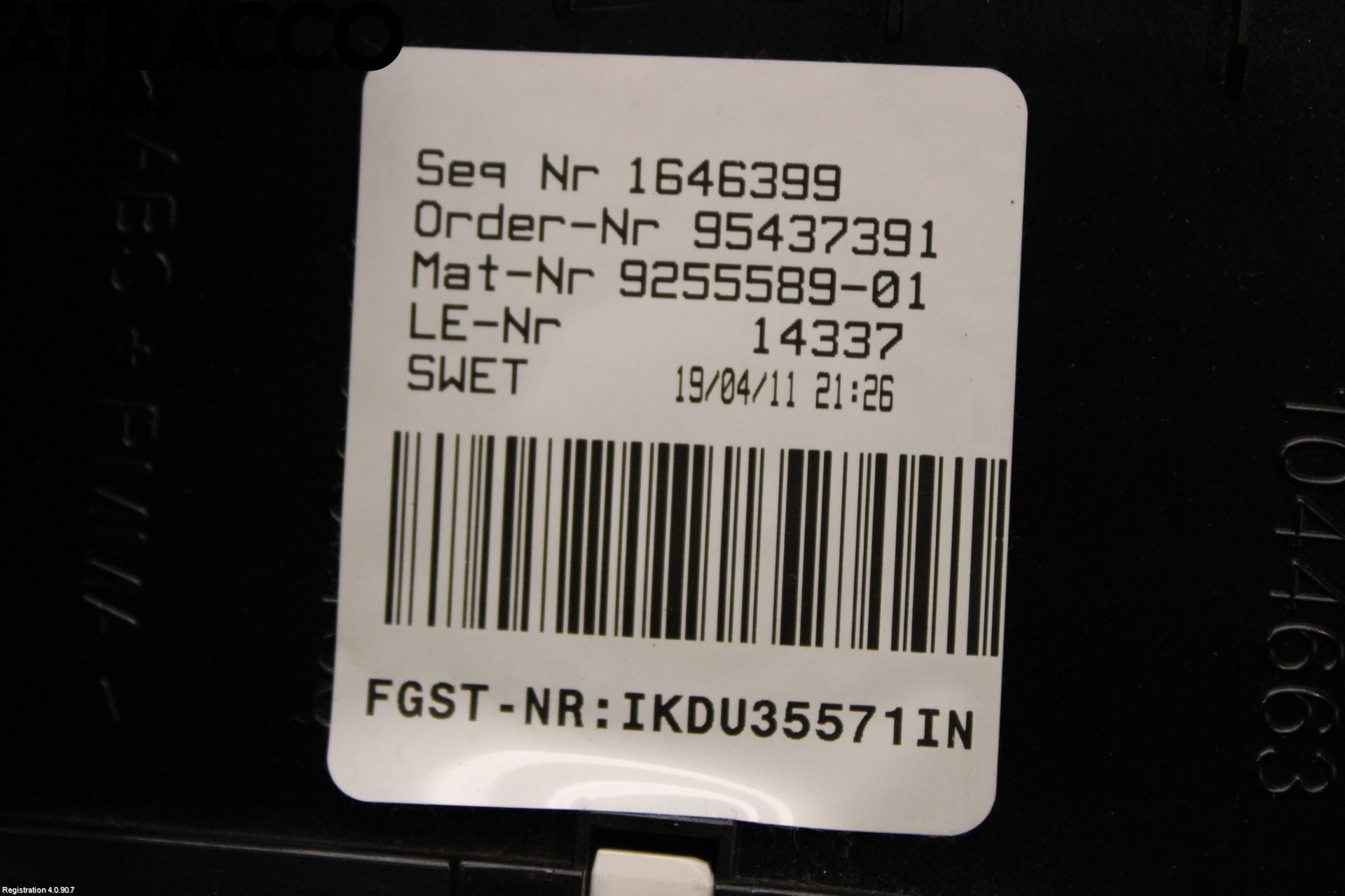 BMW 5 F10/F11/F18 09-17 Instr Kombinert
