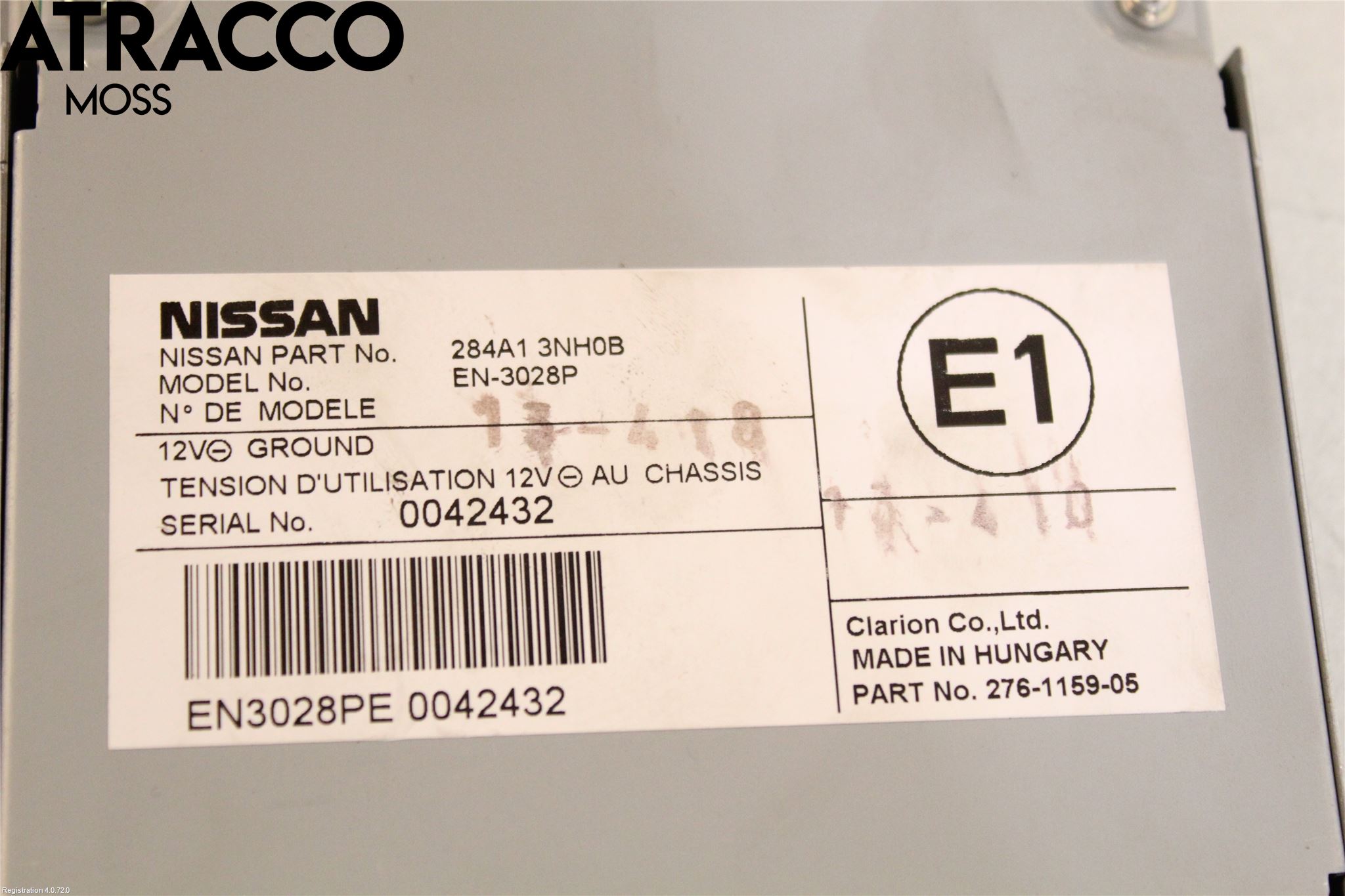 Nissan LEAF 11-17 Styreenhet Øvrig