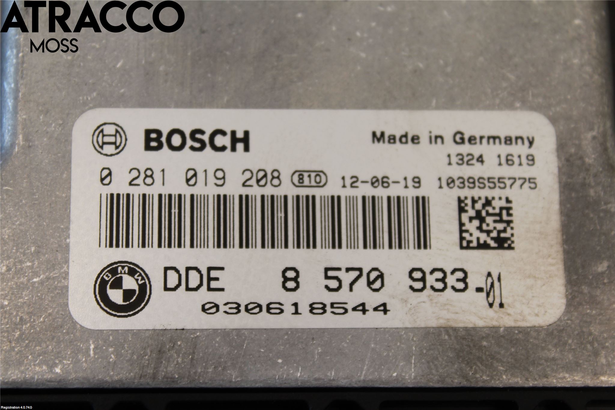 BMW 3 F30/F31/F80 12-19 Styreenhet Innsprøytning