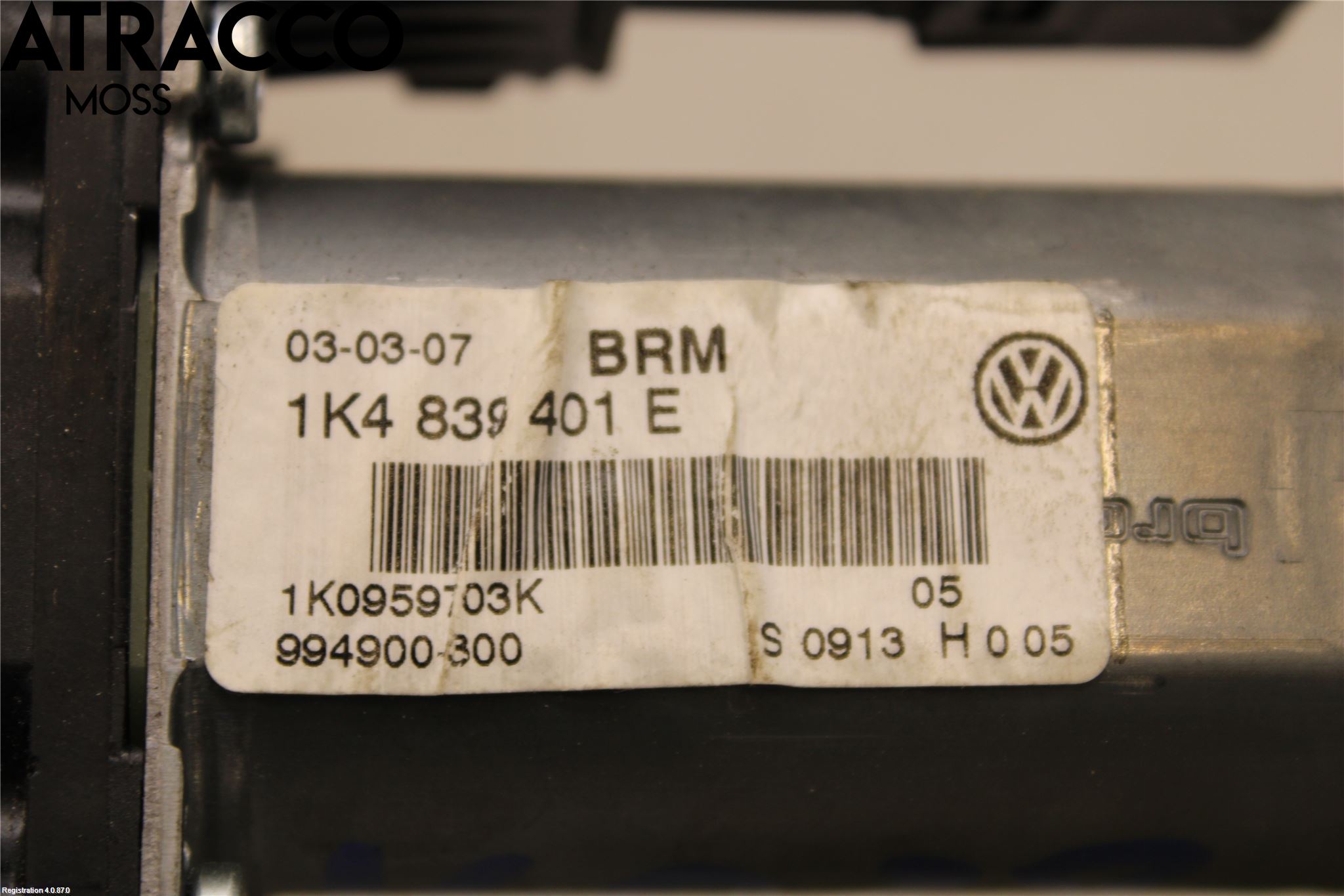 Volkswagen VW GOLF V 04-09 Vindusheismotor