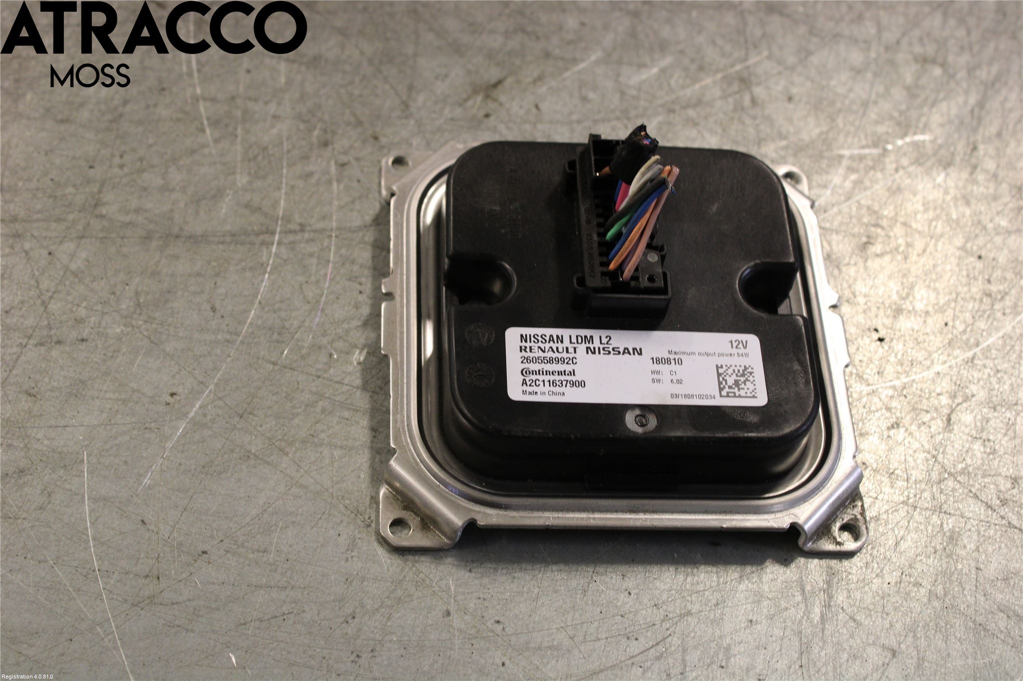 Nissan LEAF 18- Styreenhet Xenon