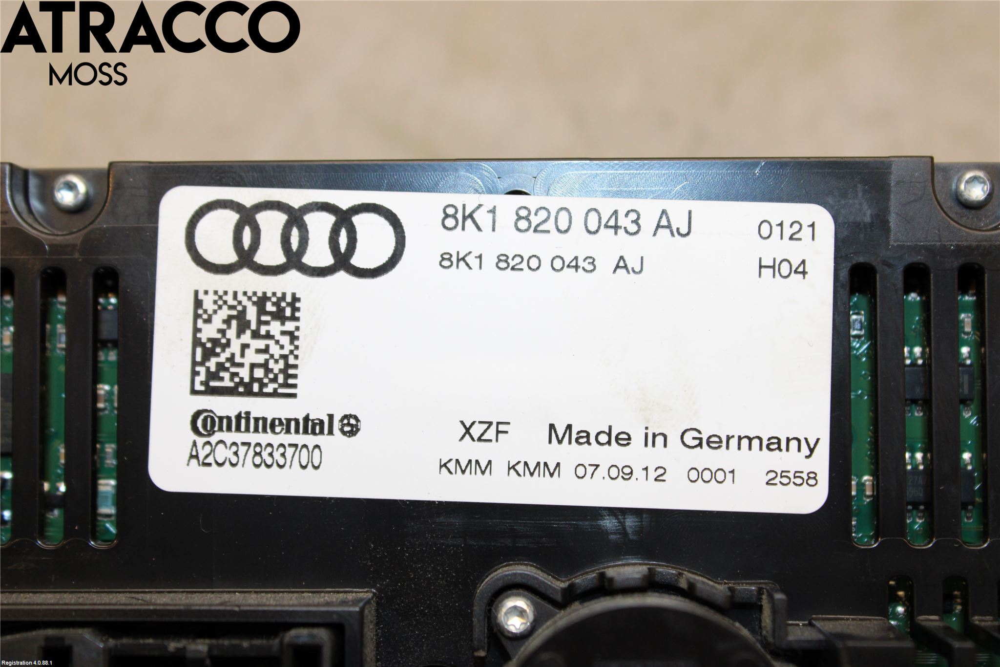 Audi Q5 09-16 Varme Ac Betjening-Display