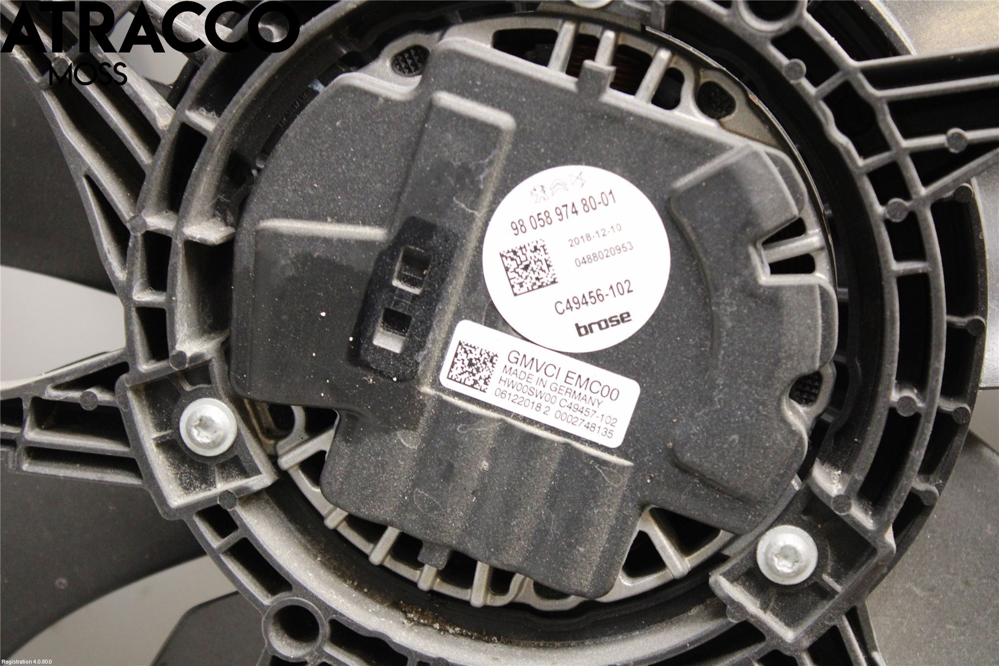 Peugeot 508 19- Kjølevifte Elektrisk