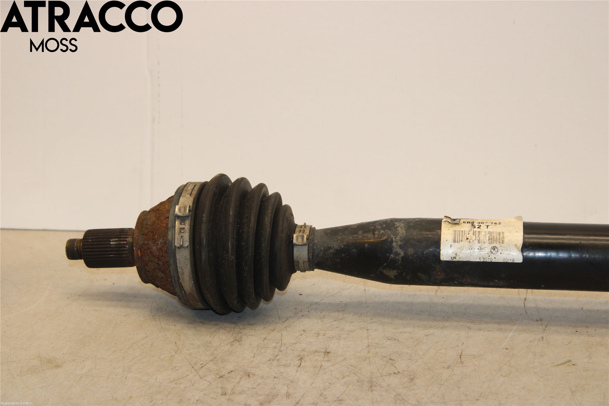 Volkswagen VW POLO 10-17 Drivaksel Foran Kompl Høyre