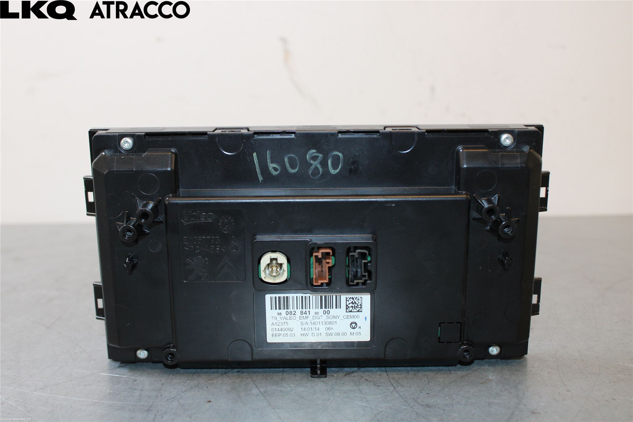 Peugeot 308 14-21 Multifunktionsdisplay