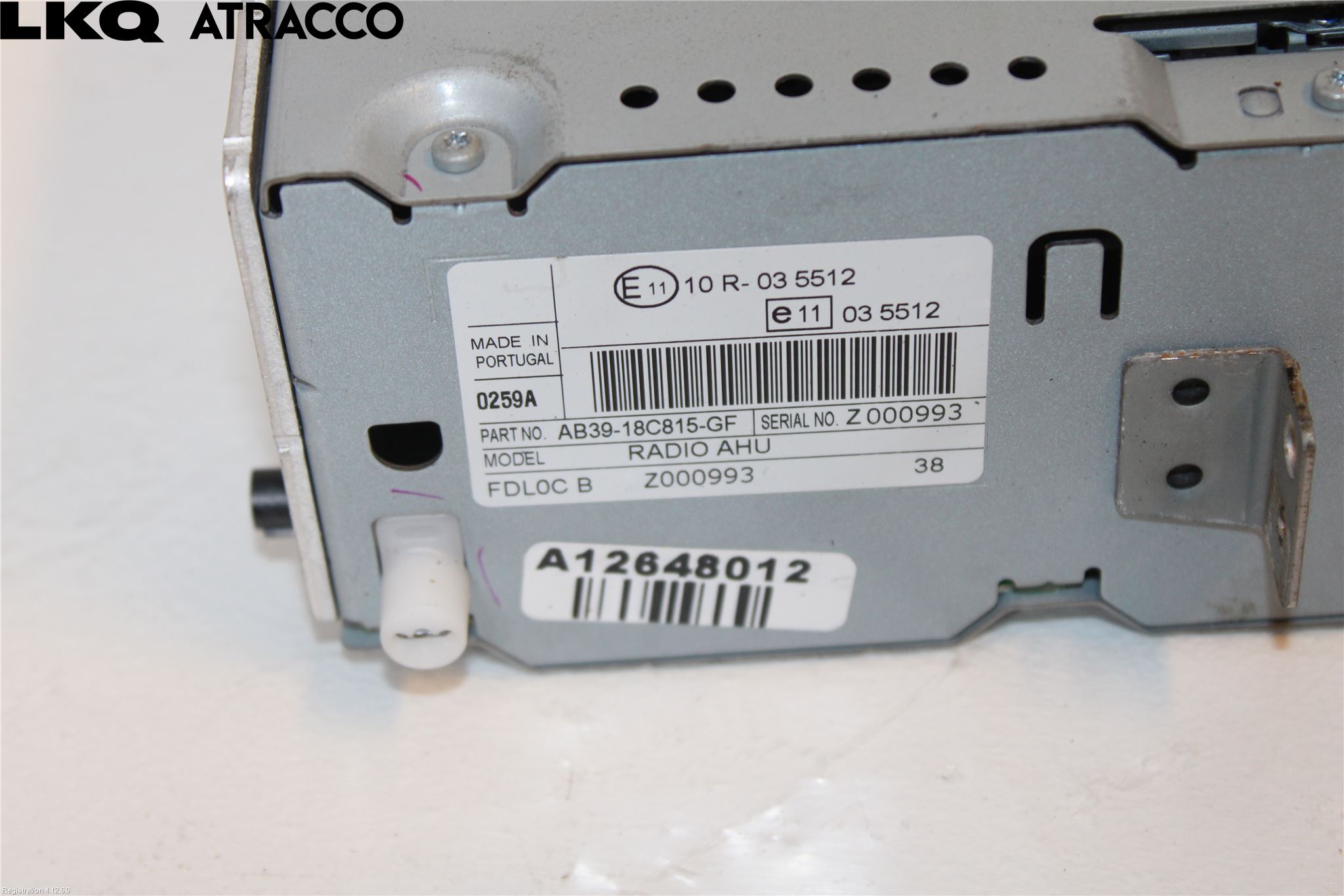 Ford RANGER EU 12-23 Stereo Radio