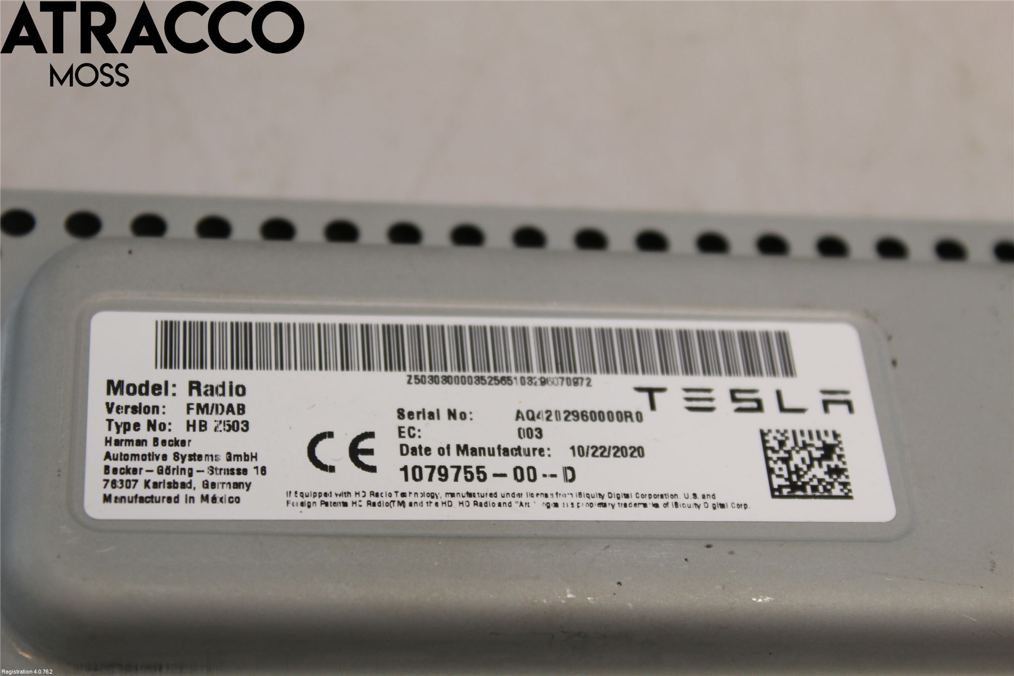 Tesla MODEL 3 17- Stereo Antenneforsterker