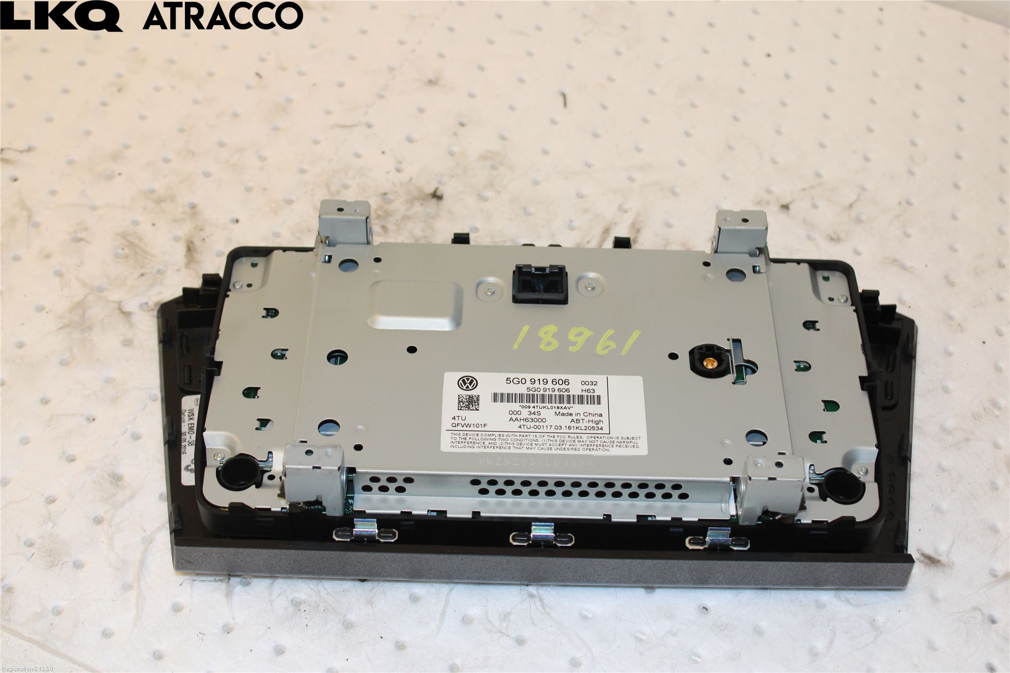 Volkswagen VW PASSAT 15-19 Multifunktionsdisplay
