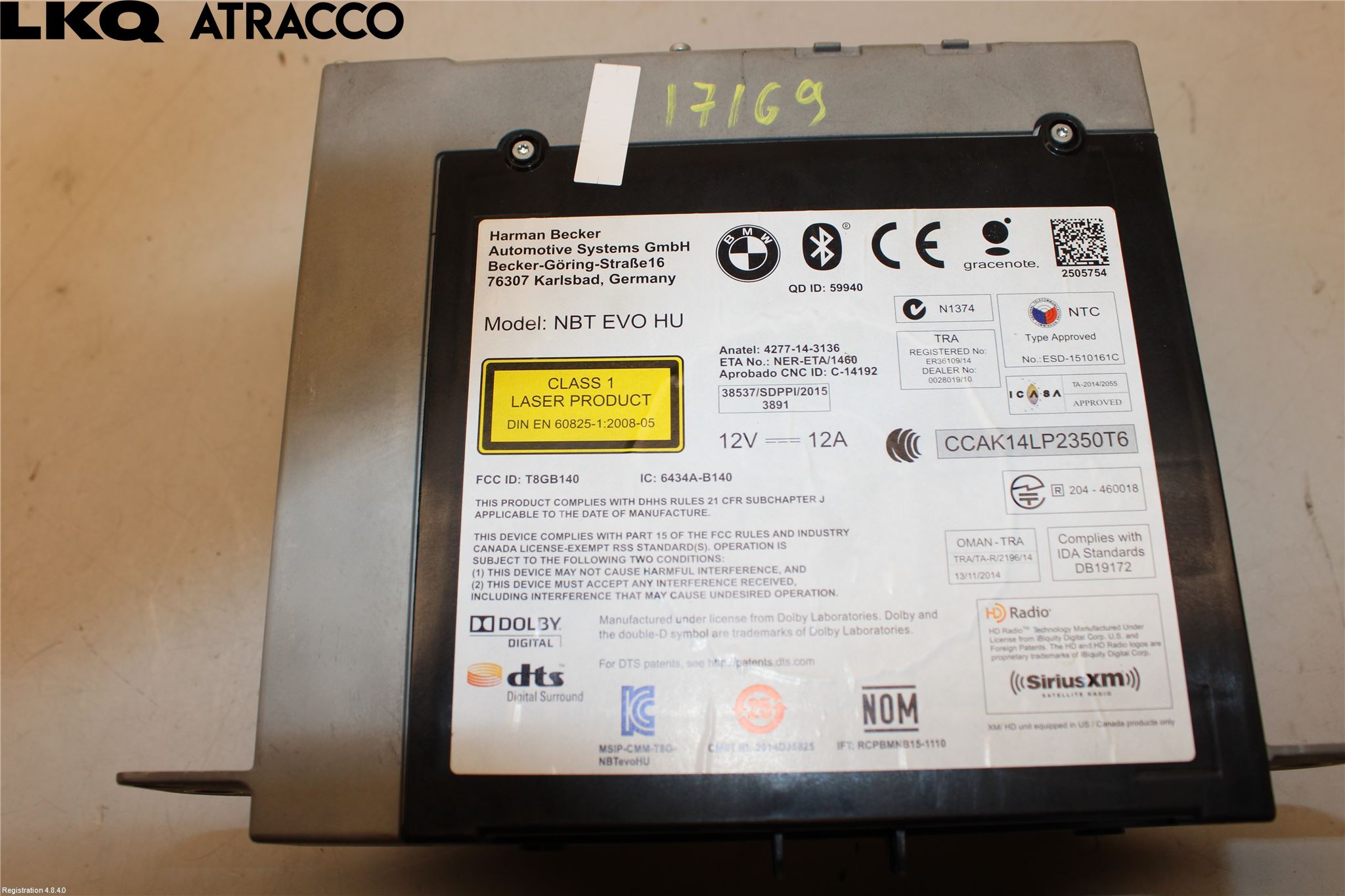 BMW X5 F15 13-18 Stereo Dvd Spiller