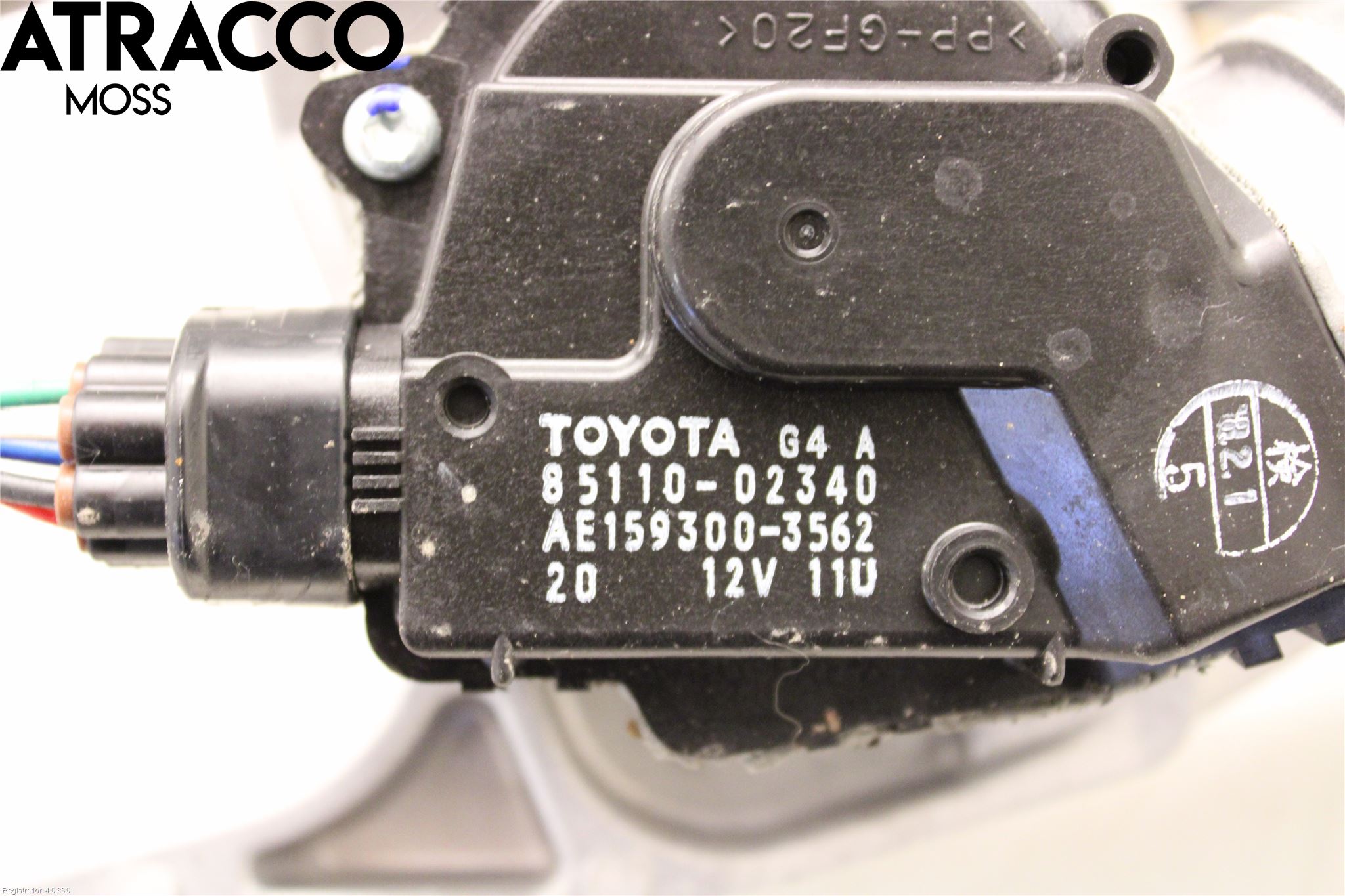 Toyota AURIS 13-19 Viskermotor Frontrute