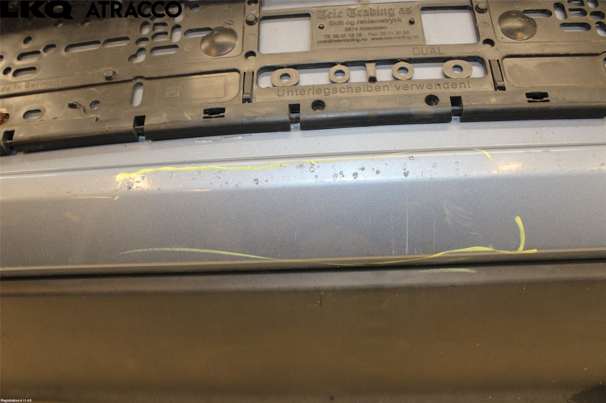 Volkswagen VW GOLF VI 09-13 Støtfanger Bak